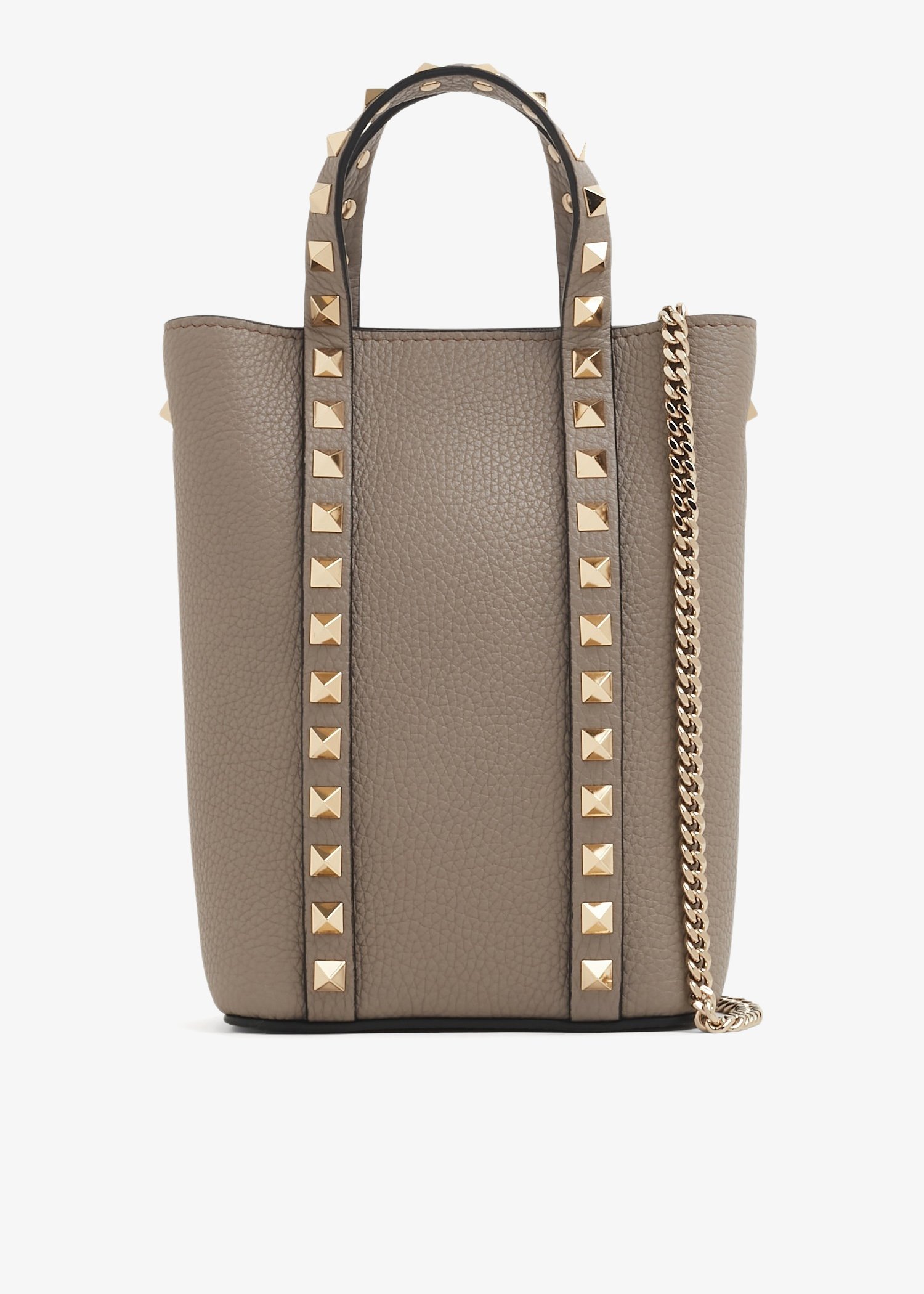 

Rockstud mini shopper bag, Grey