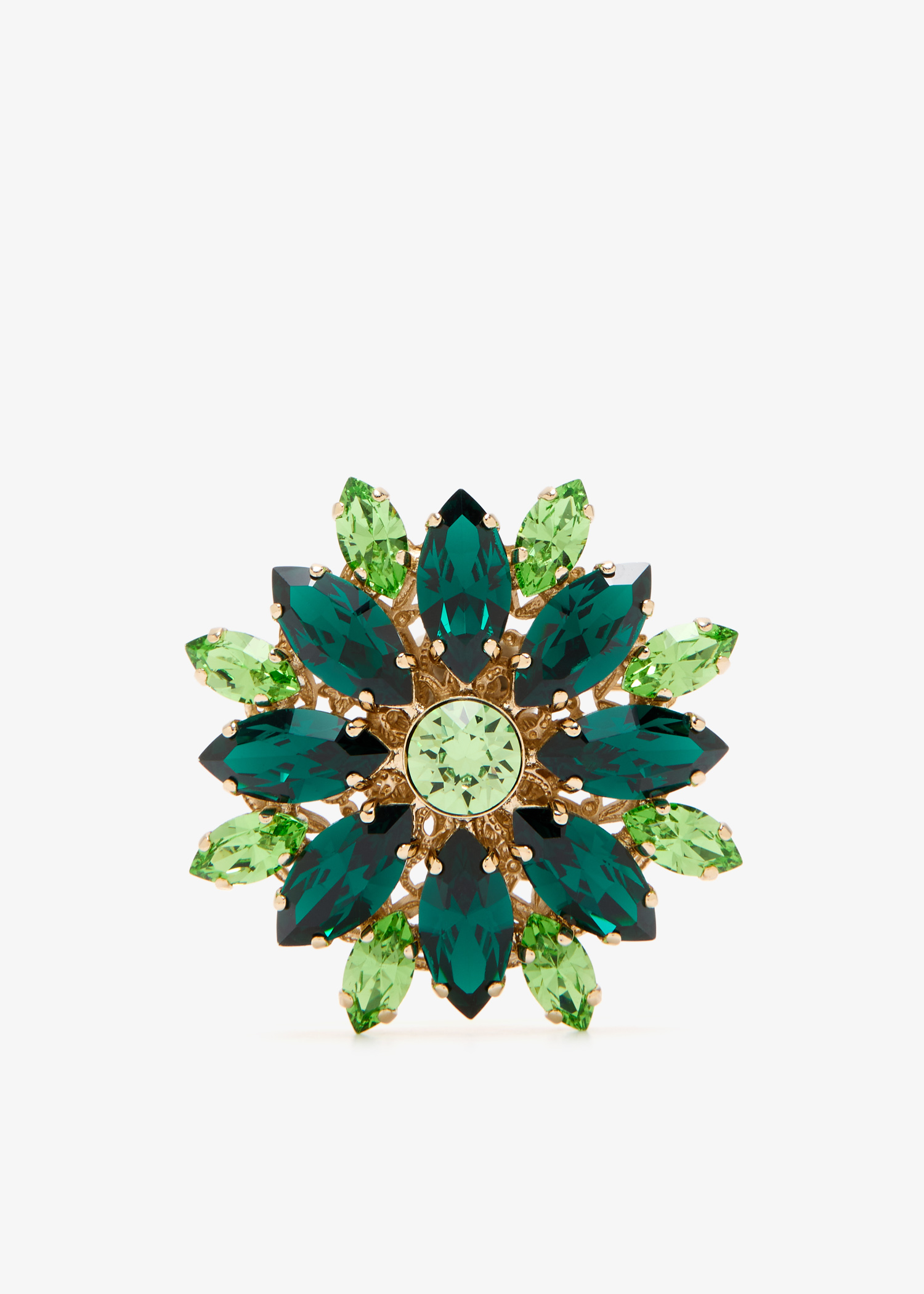 

Rhinestone brooch, Gold