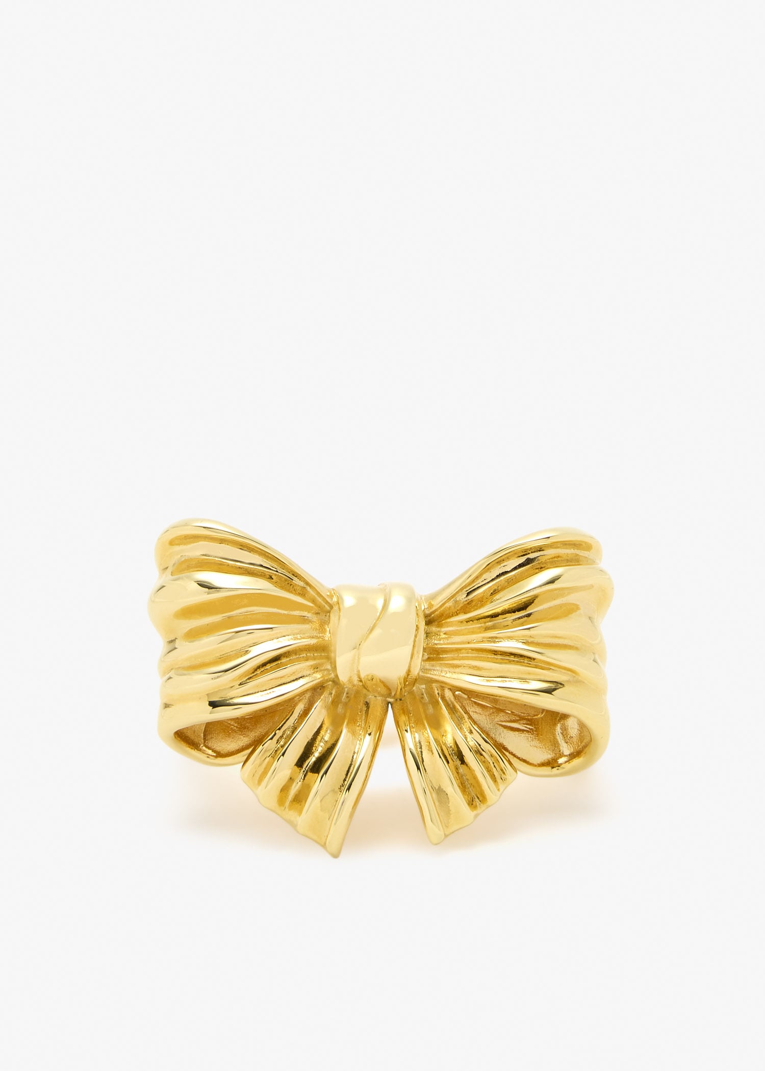 

Double bow ring, Gold