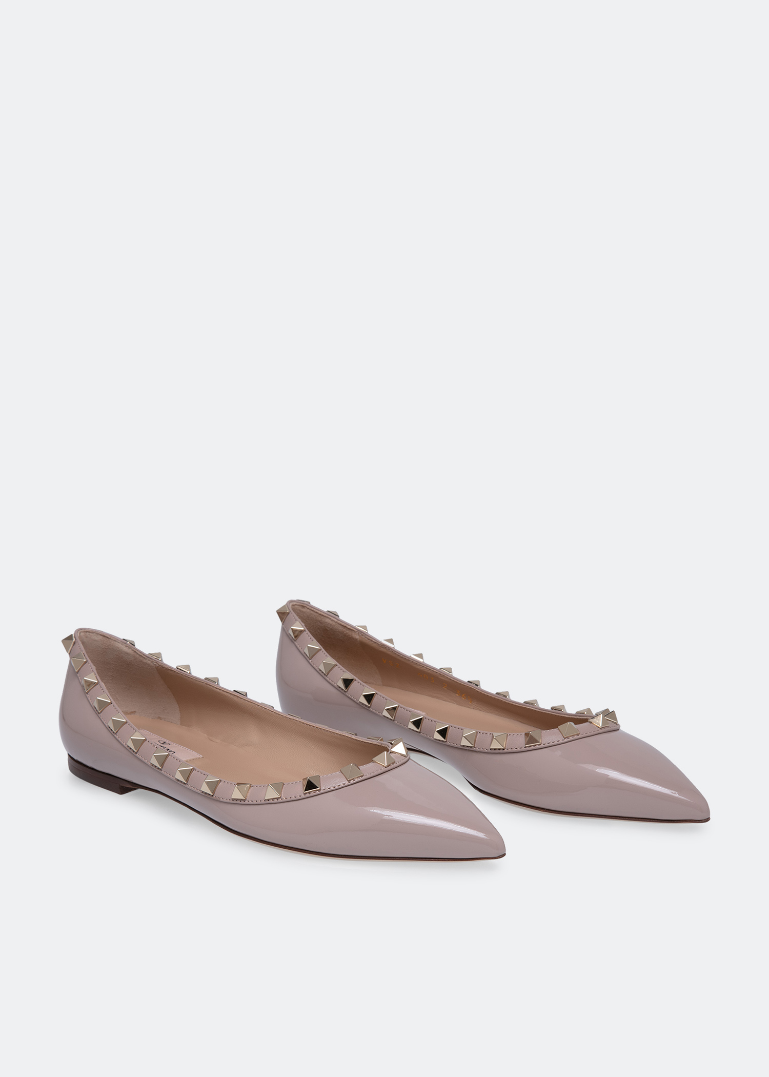 

Rockstud flats, Beige