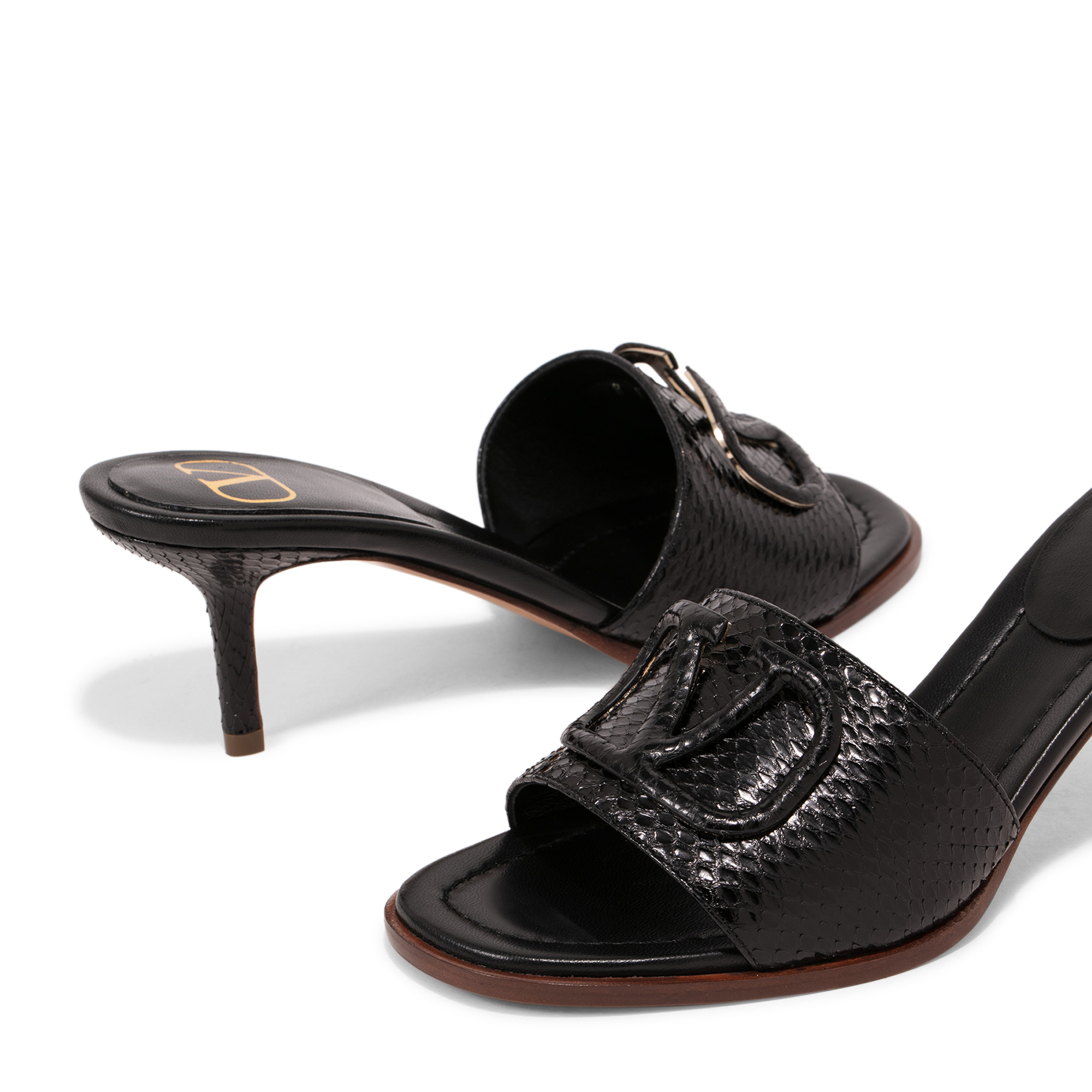 

VLogo Signature sandals, Black