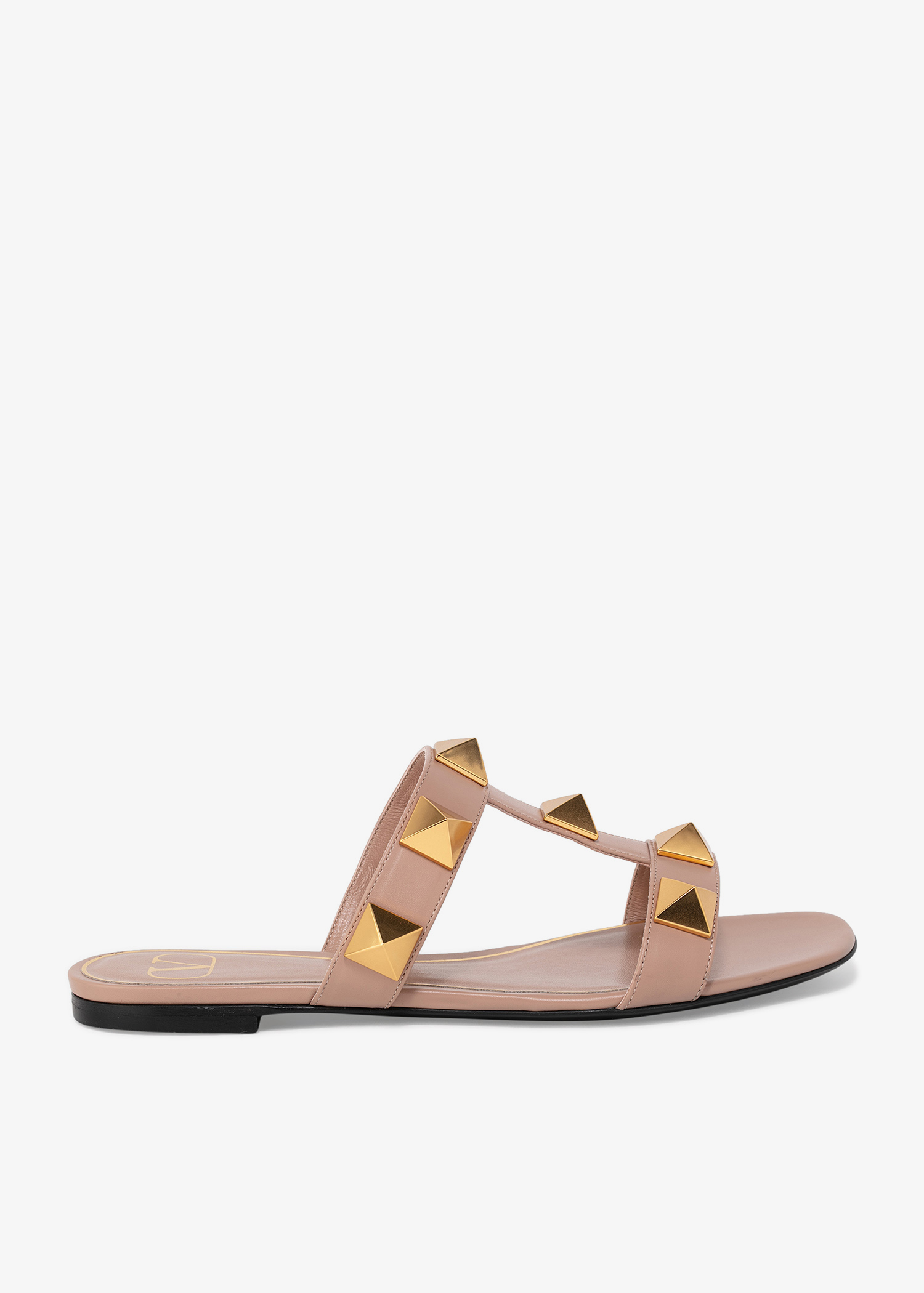 

Roman Stud mules, Beige