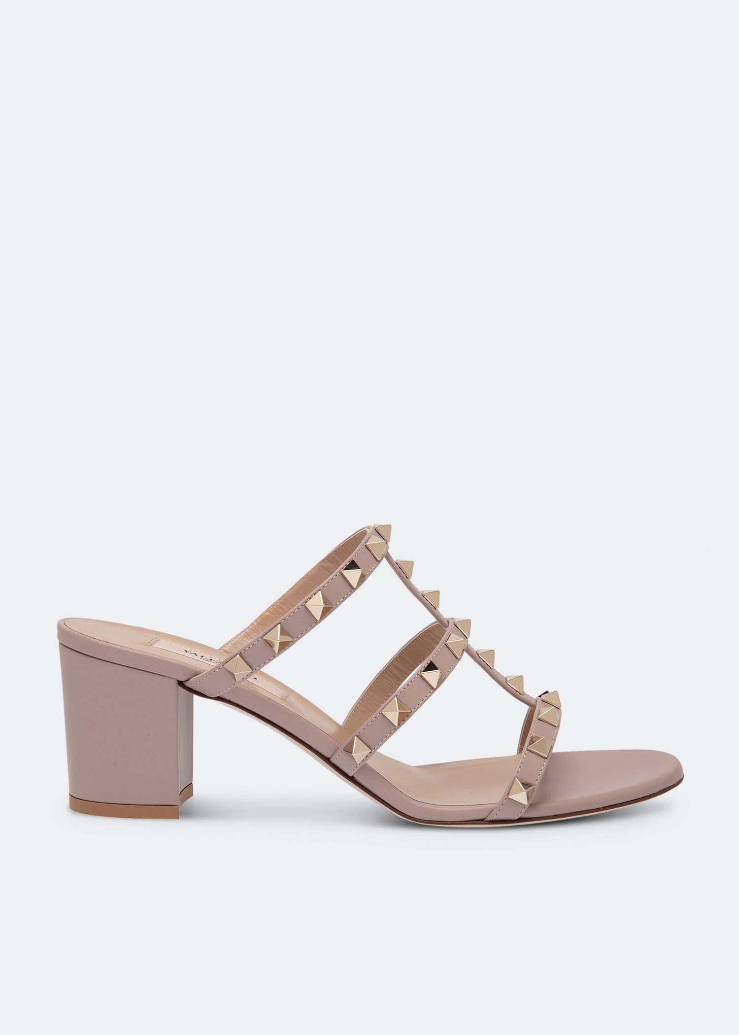 

Rockstud sandals, Beige