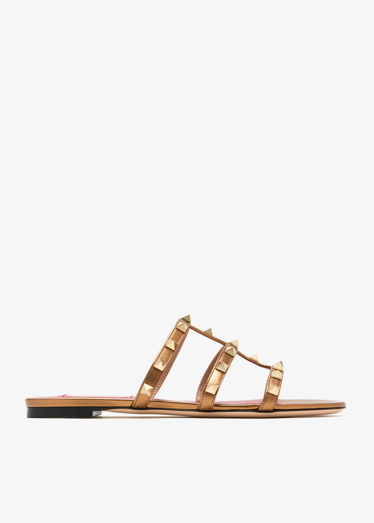 

Rockstud sandals, Bronze