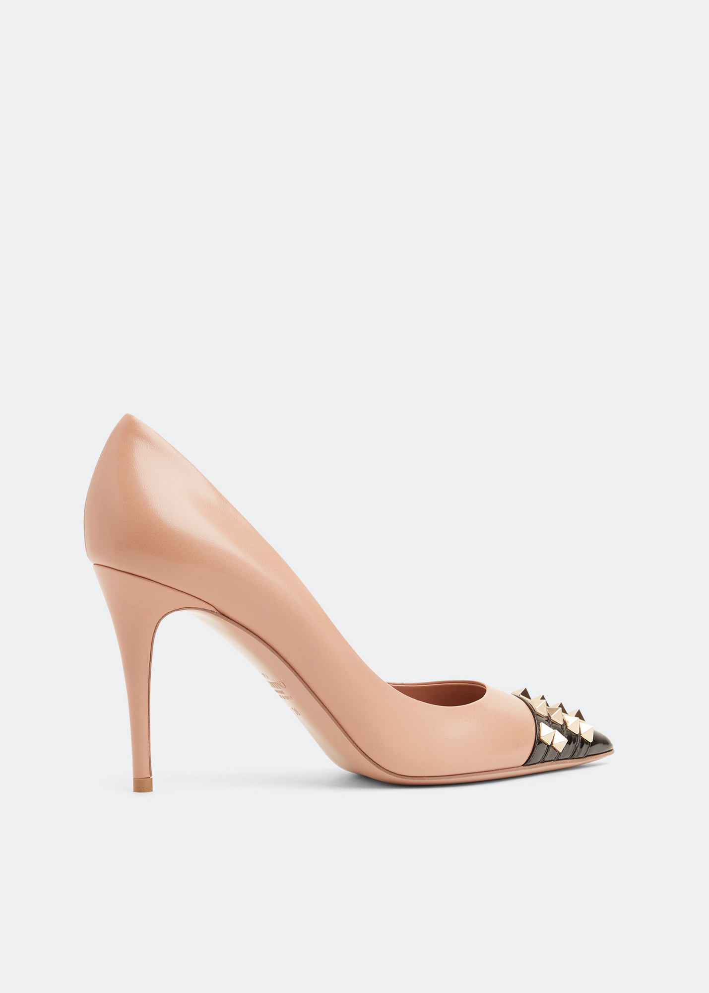 

Alcove leather pumps, Beige