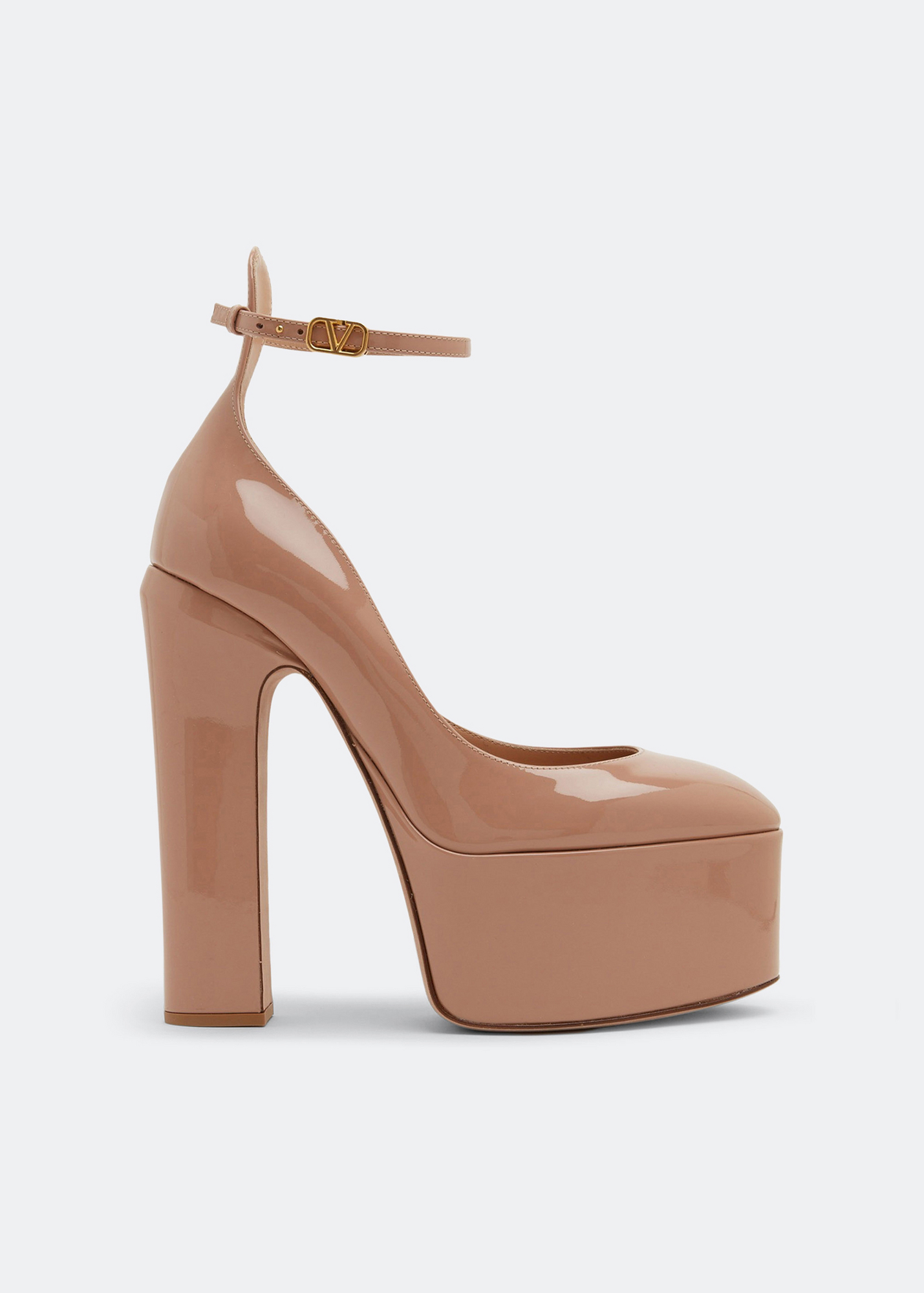 

Tan-Go platform pumps, Beige