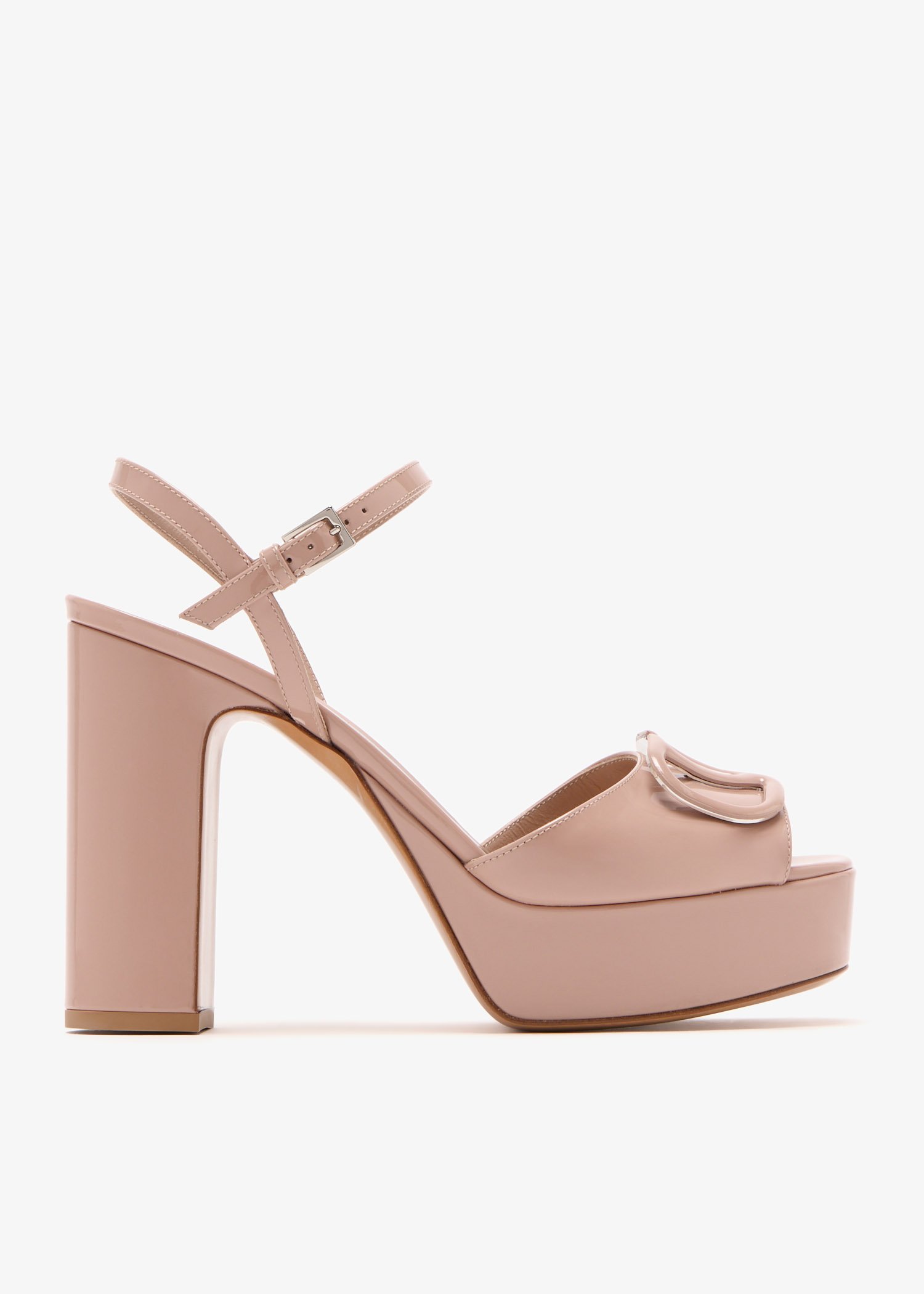 

VLogo Signature sandals, Beige