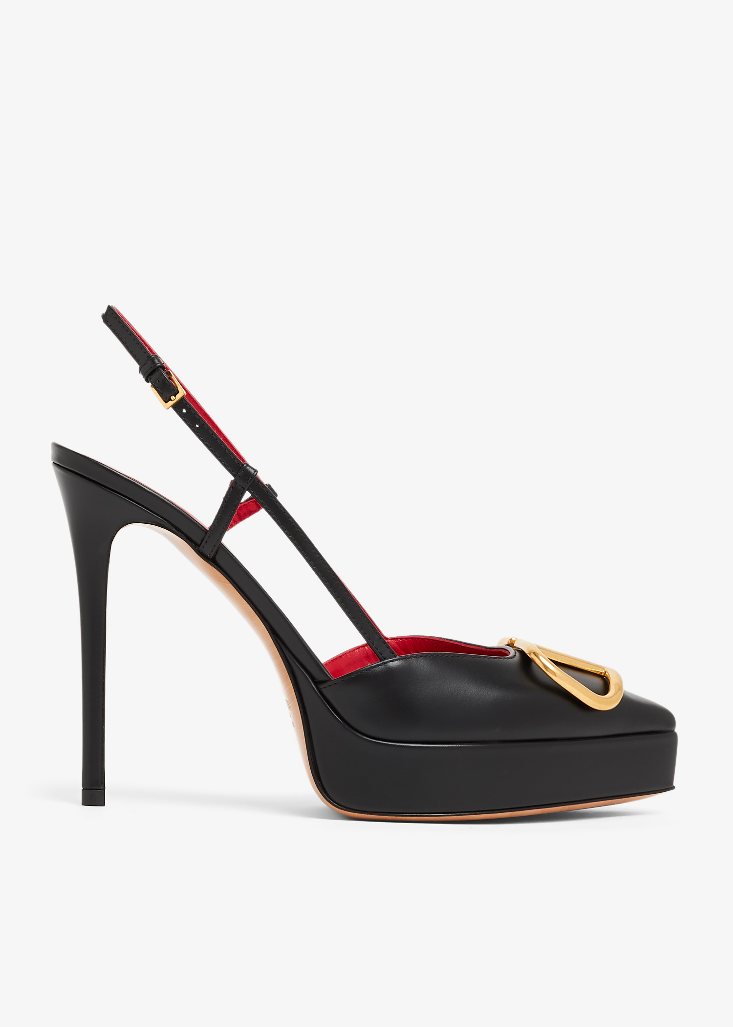 

VLogo Signature platform pumps, Black