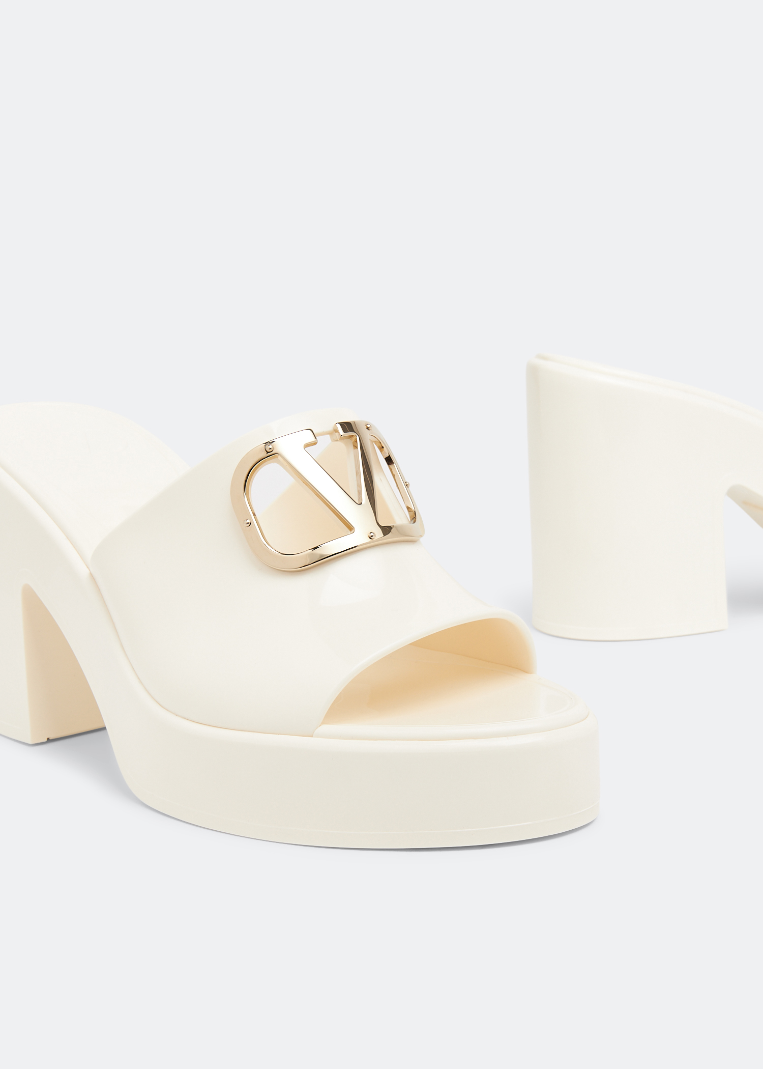 

VLogo Type mules, White