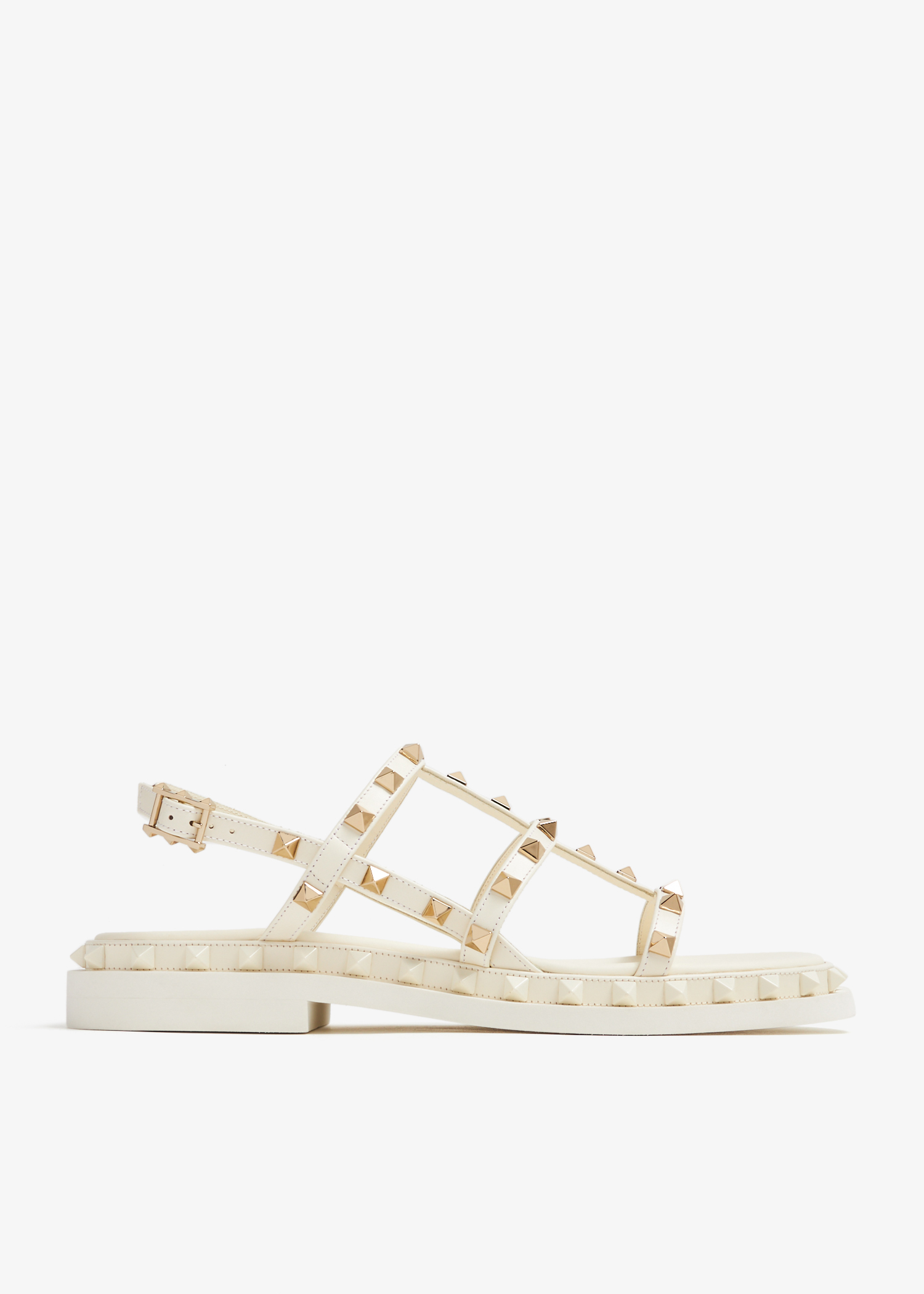 

Rockstud sandals, White