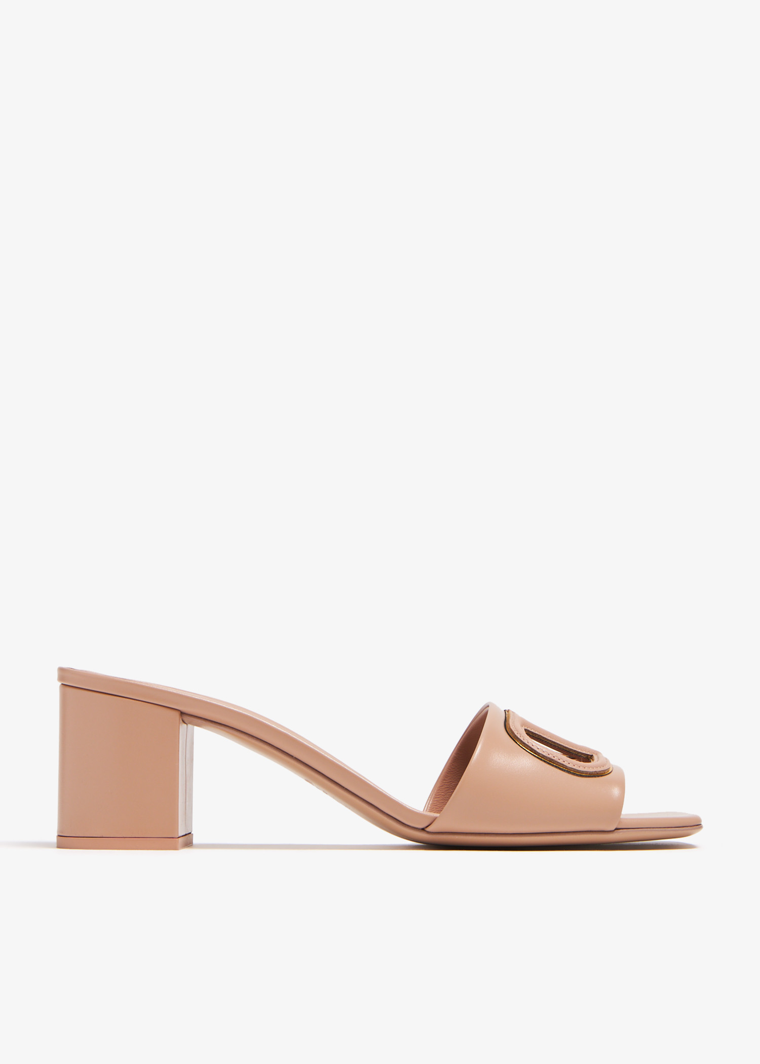 

VLogo cut-out sandals, Pink