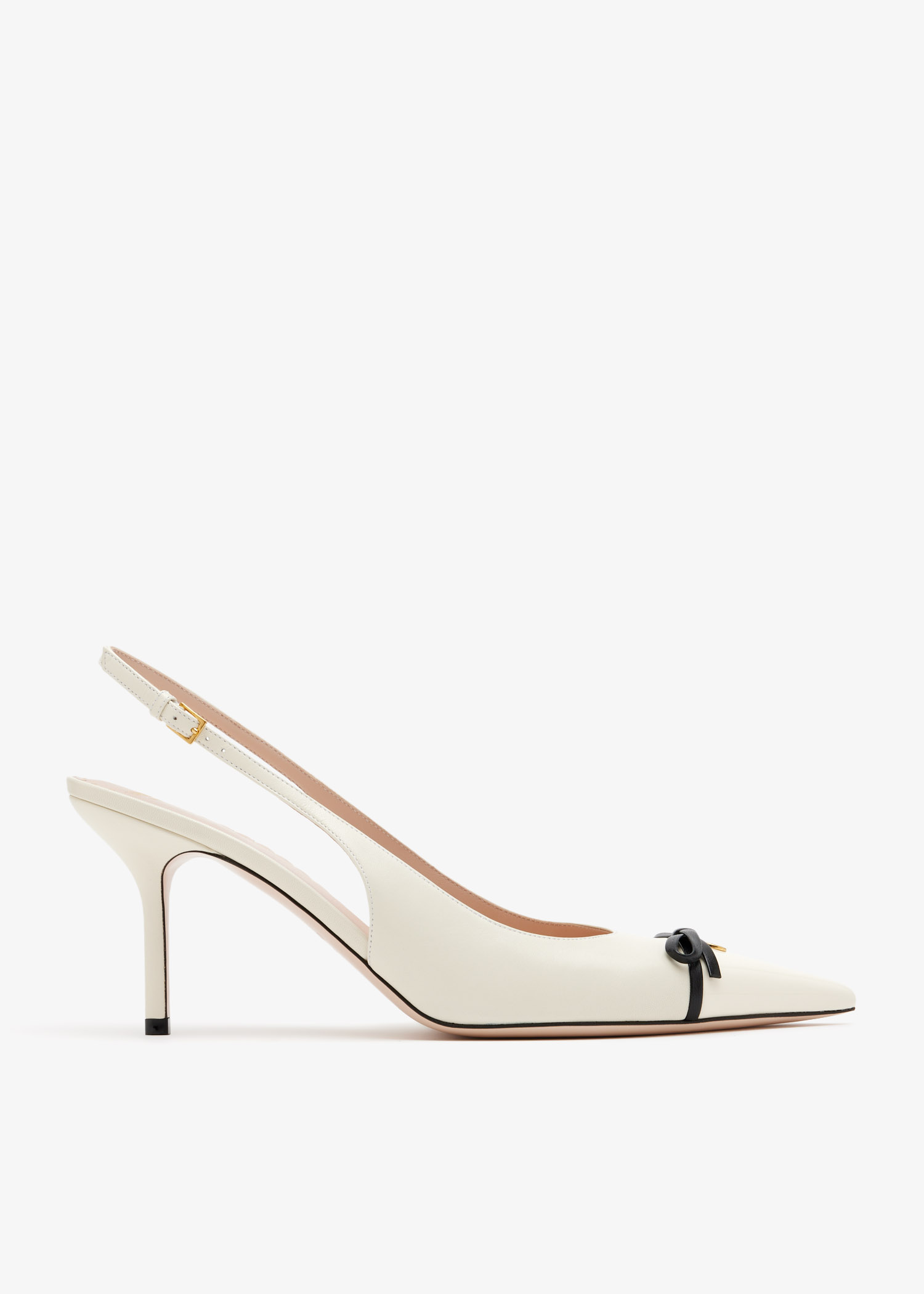 

Bepointy slingback pumps, White