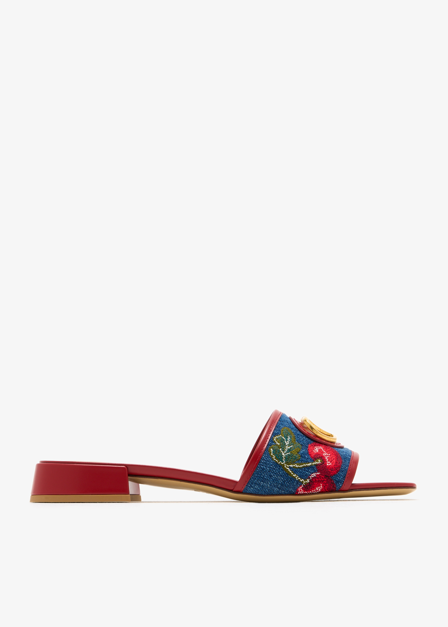 

VLogo Signature slide sandals, Blue