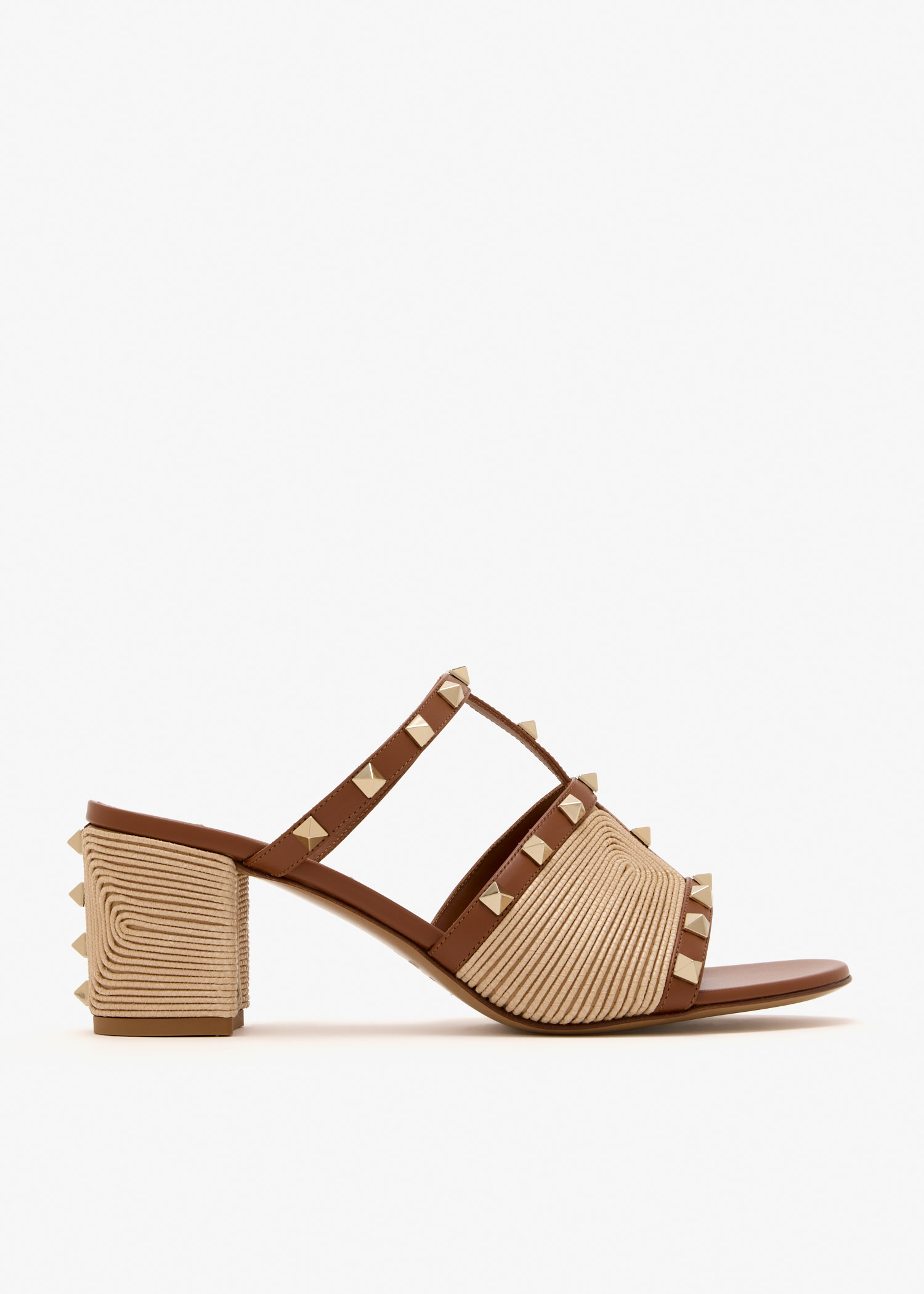 

Rockstud sandals, Brown