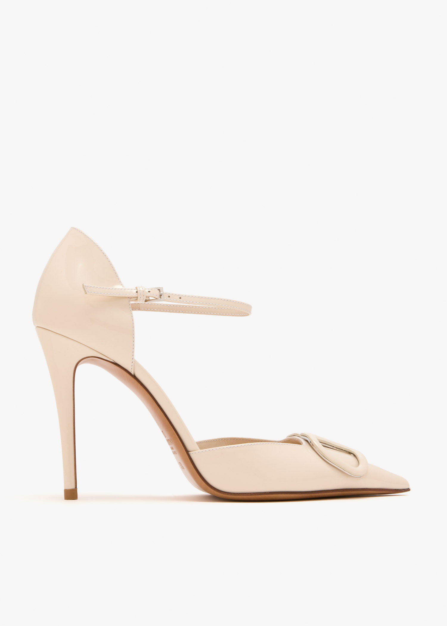 

VLogo Signature pumps, Cream