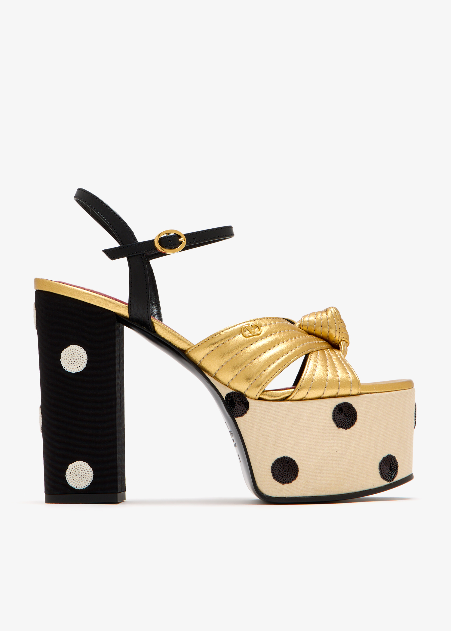 

Crasher sandals, Gold