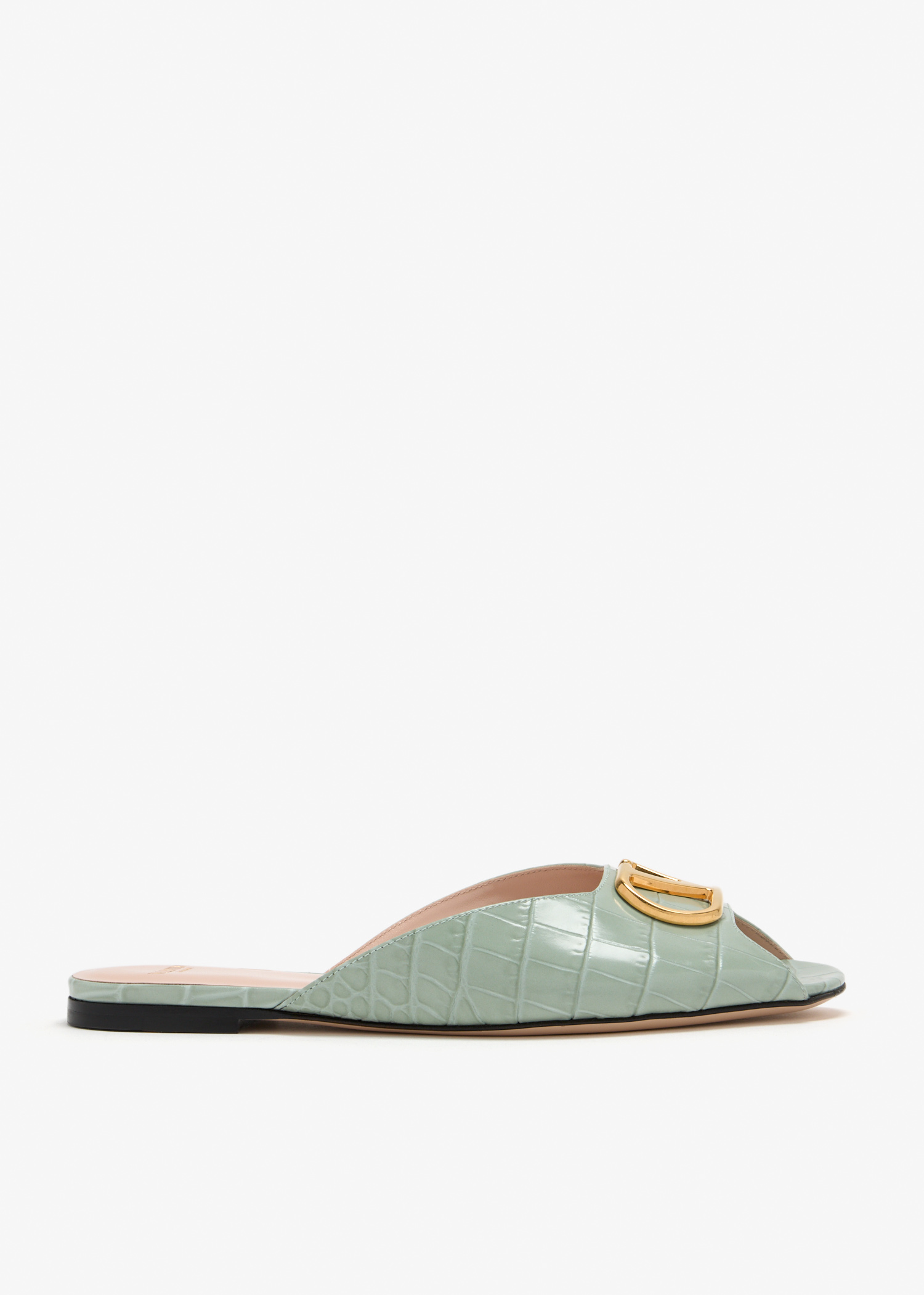 

VLogo Signature sandals, Green