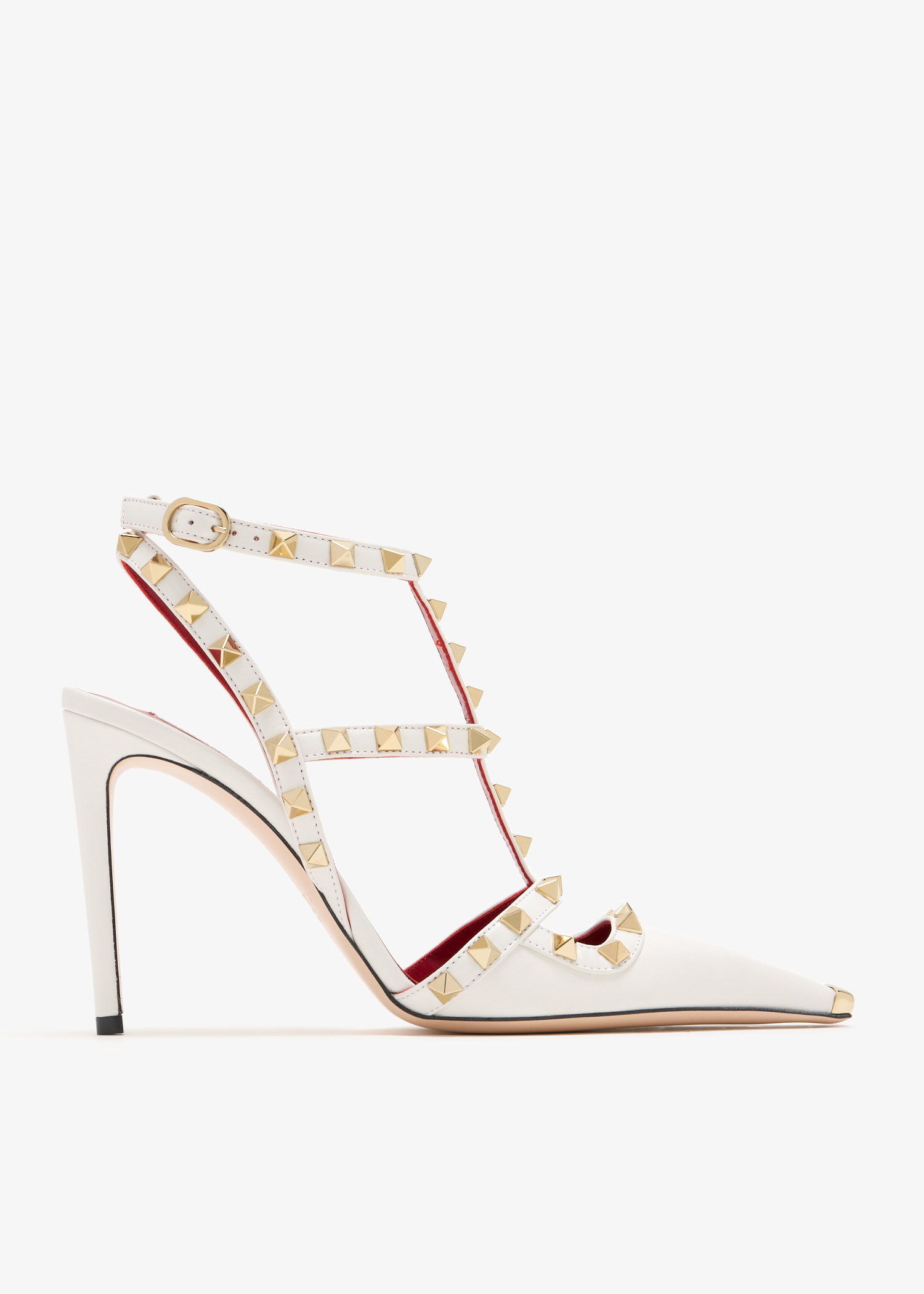 

Rockstud pumps, White