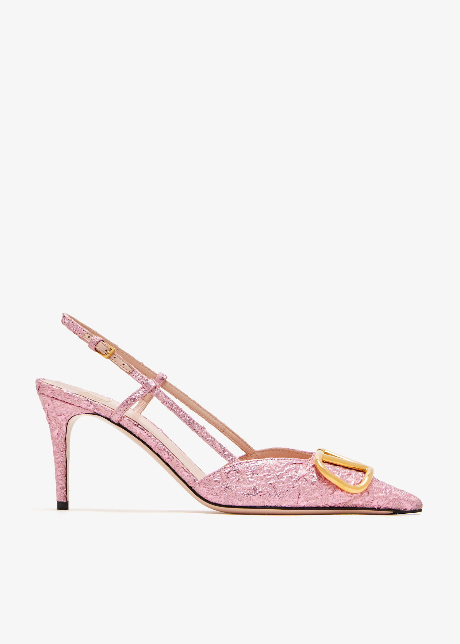 

VLogo Signature slingback pumps, Pink