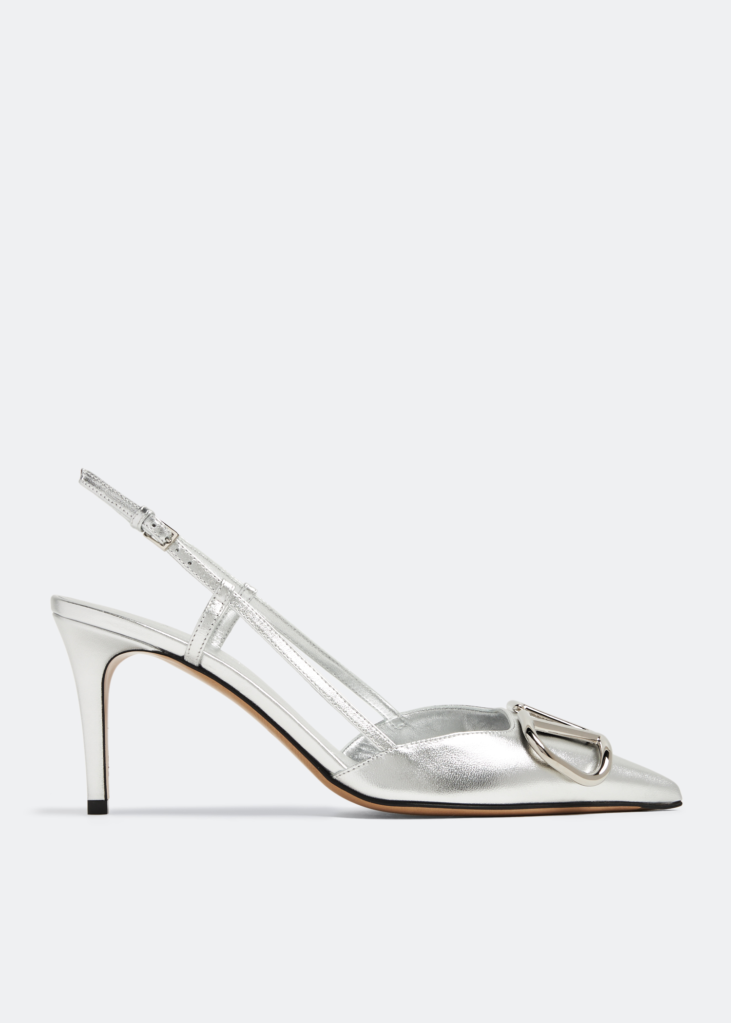 

VLogo Signature pumps, Silver