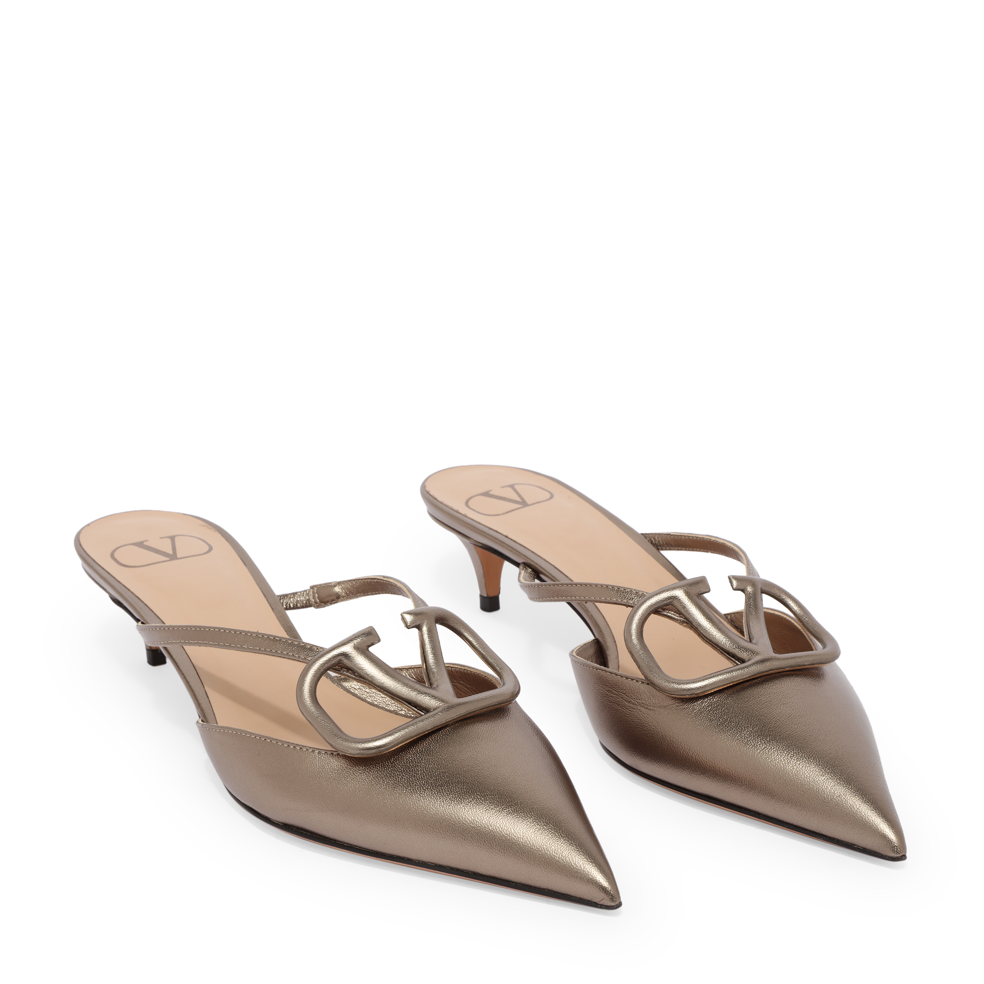 

VLogo Signature mules, Metallic