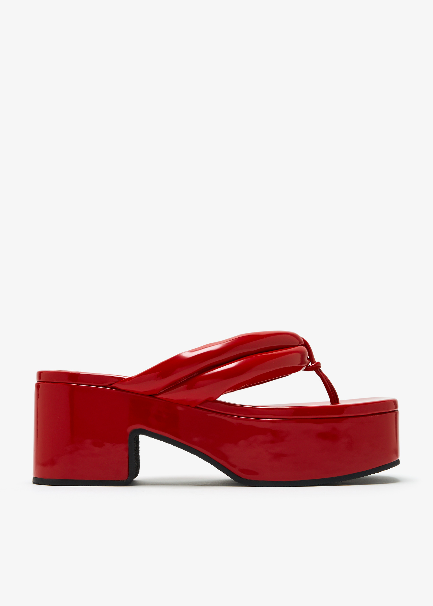 

Platform sandals, Red