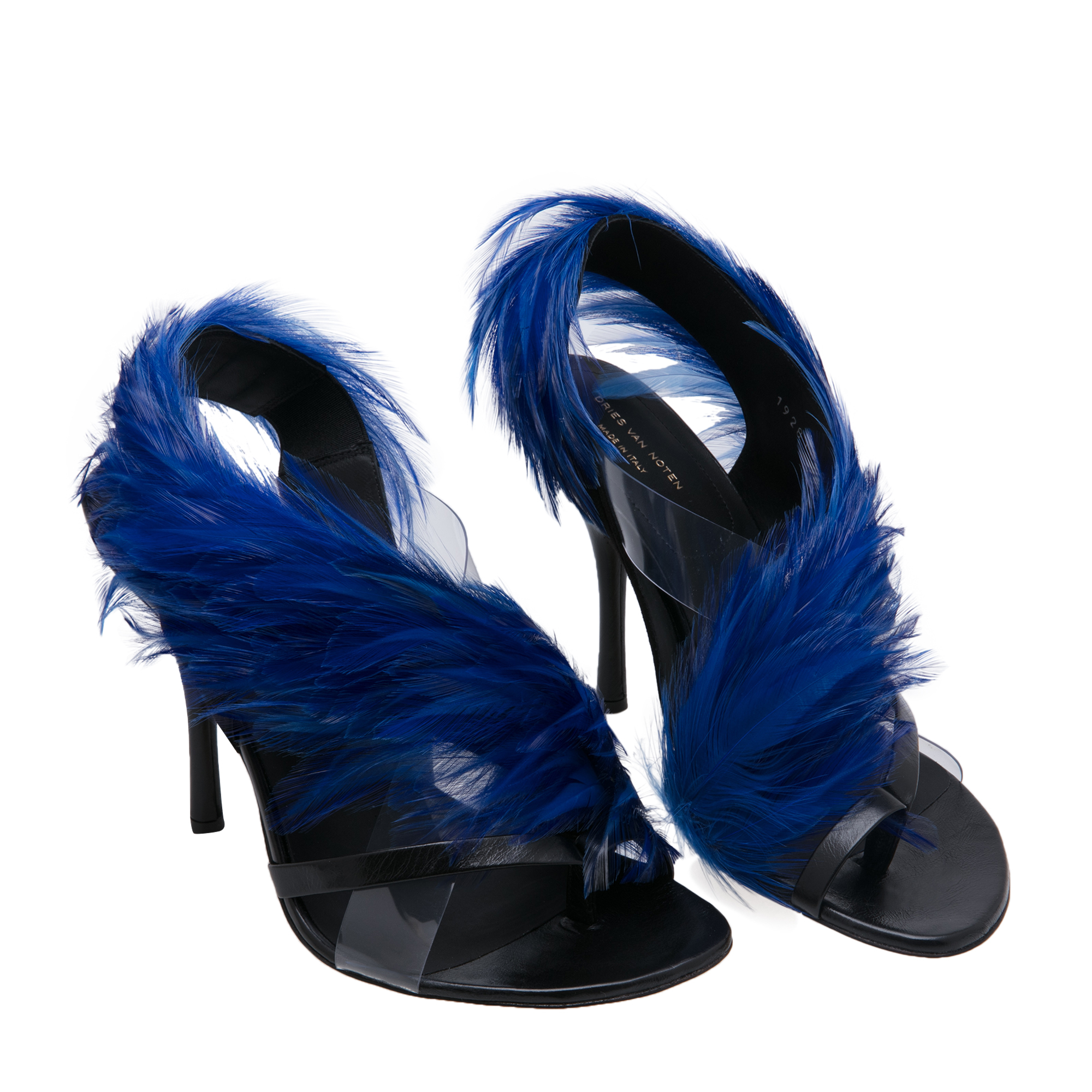 

Feather sandals, Blue