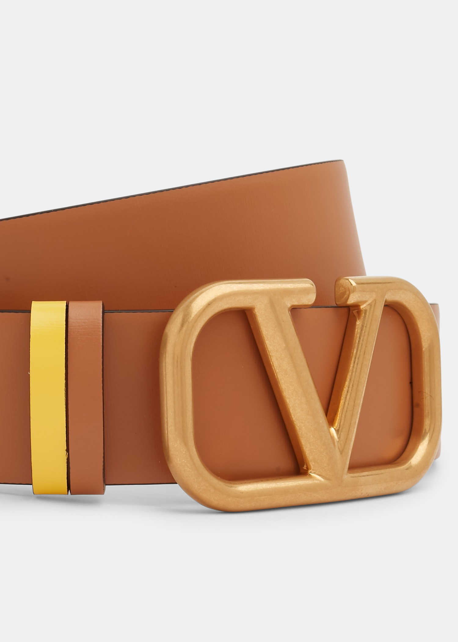 

VLogo Signature reversible belt, Brown