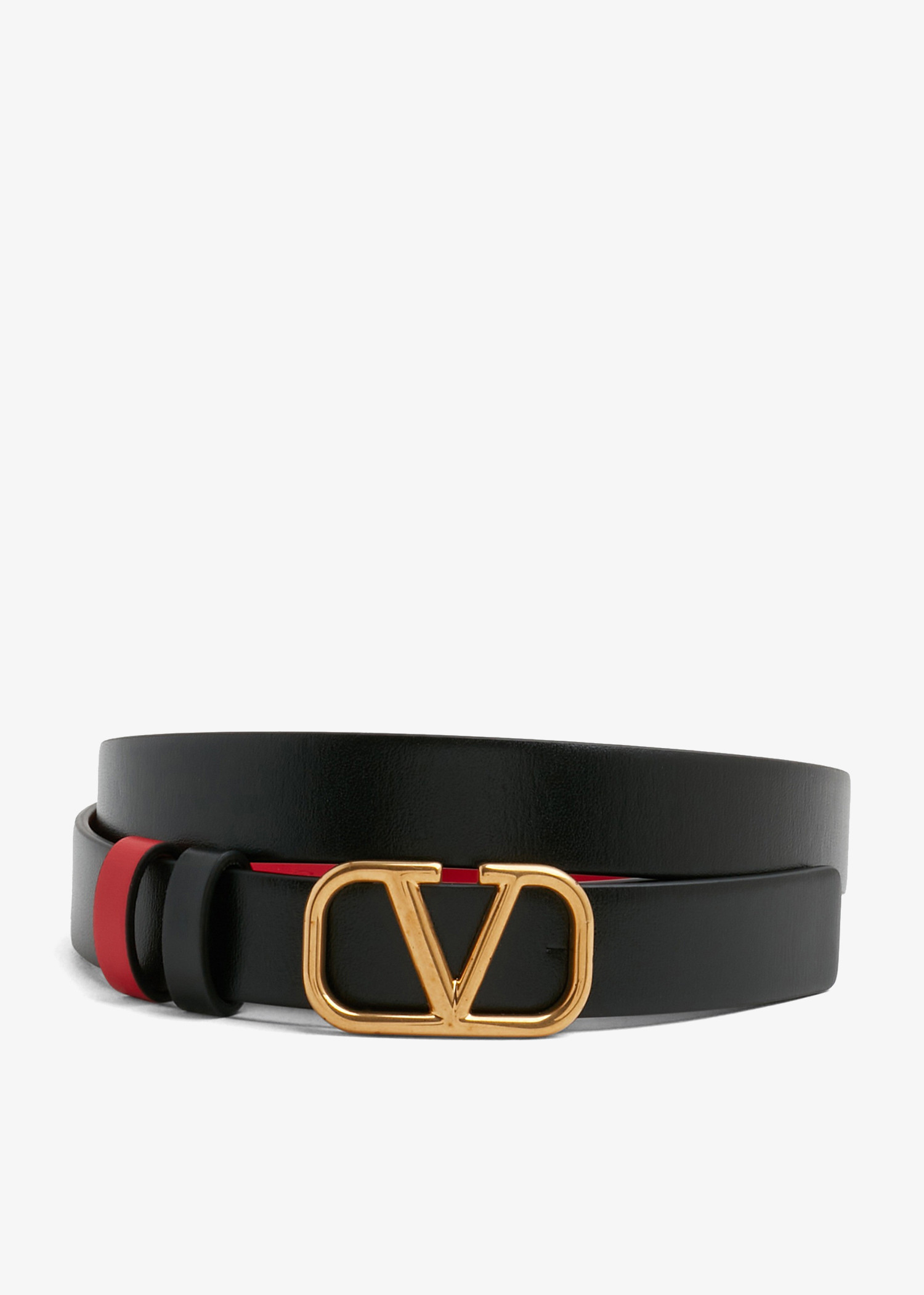

VLogo Signature reversible belt, Black