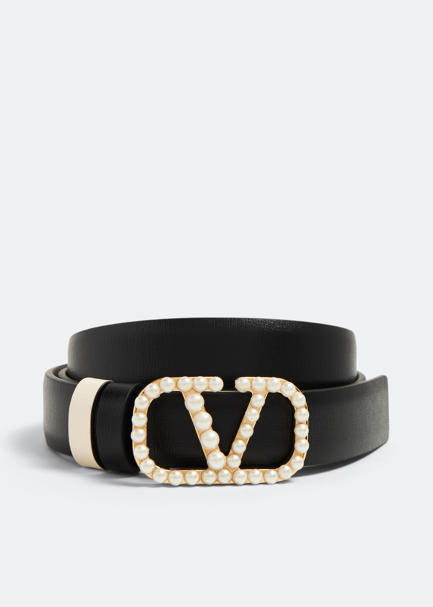 

VLogo Signature reversible belt, Black