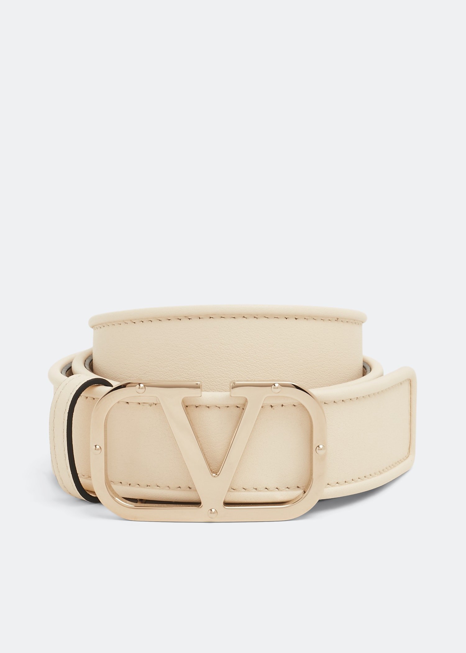 

VLogo Type belt, White