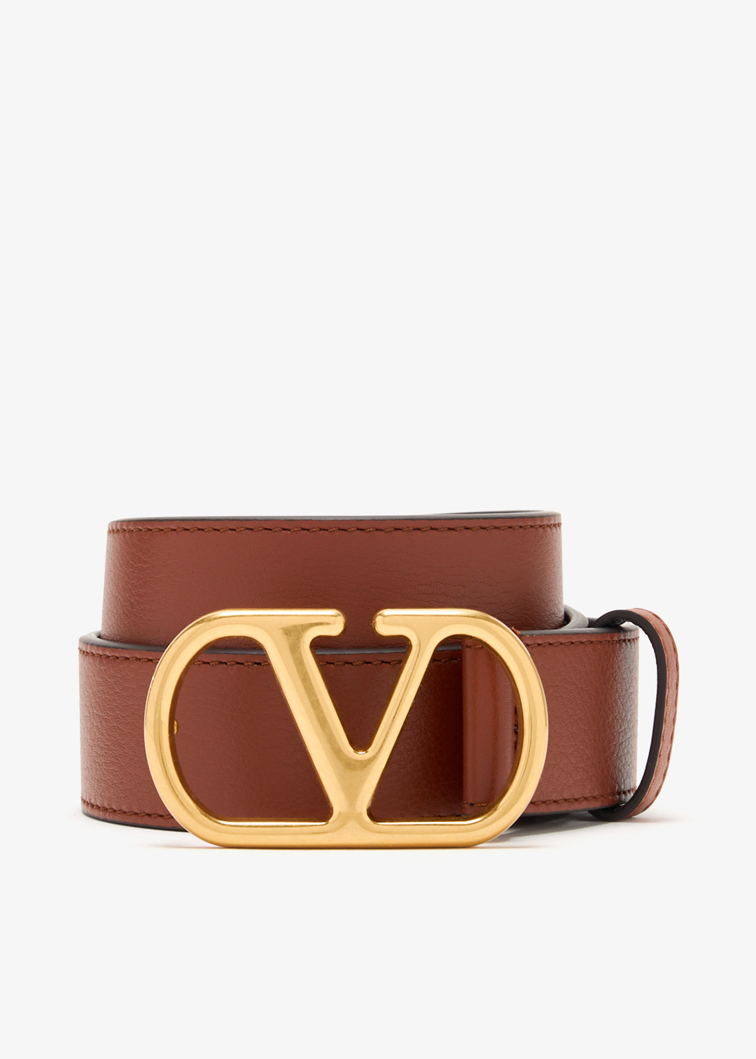 

VLogo Signature buckle belt, Brown
