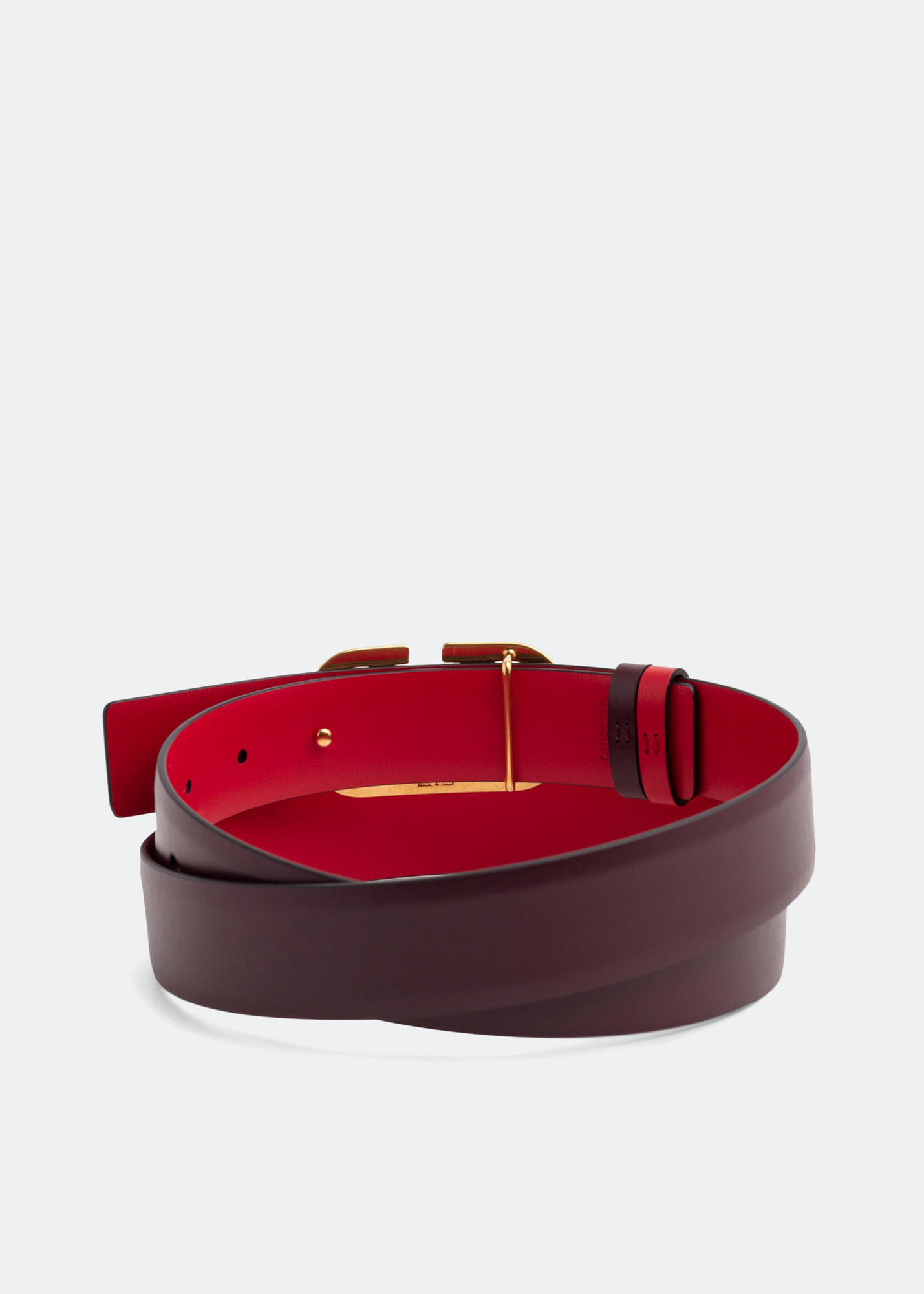 

VLogo Signature reversible belt, Brown