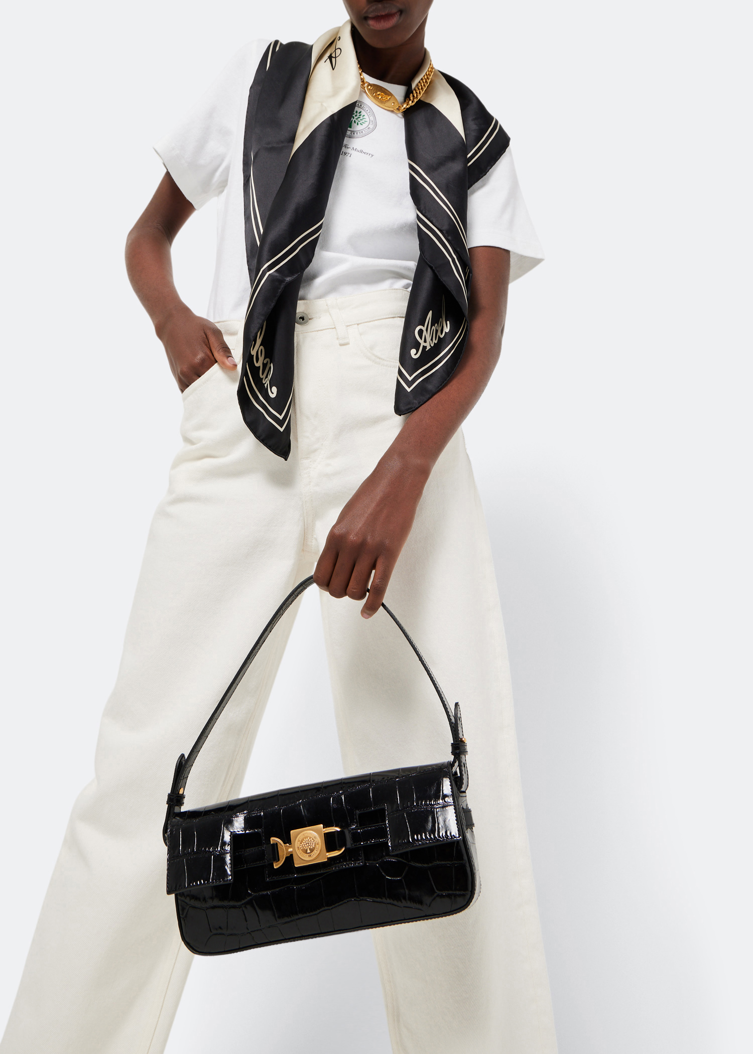 

x Mulberry Top handle bag, Black