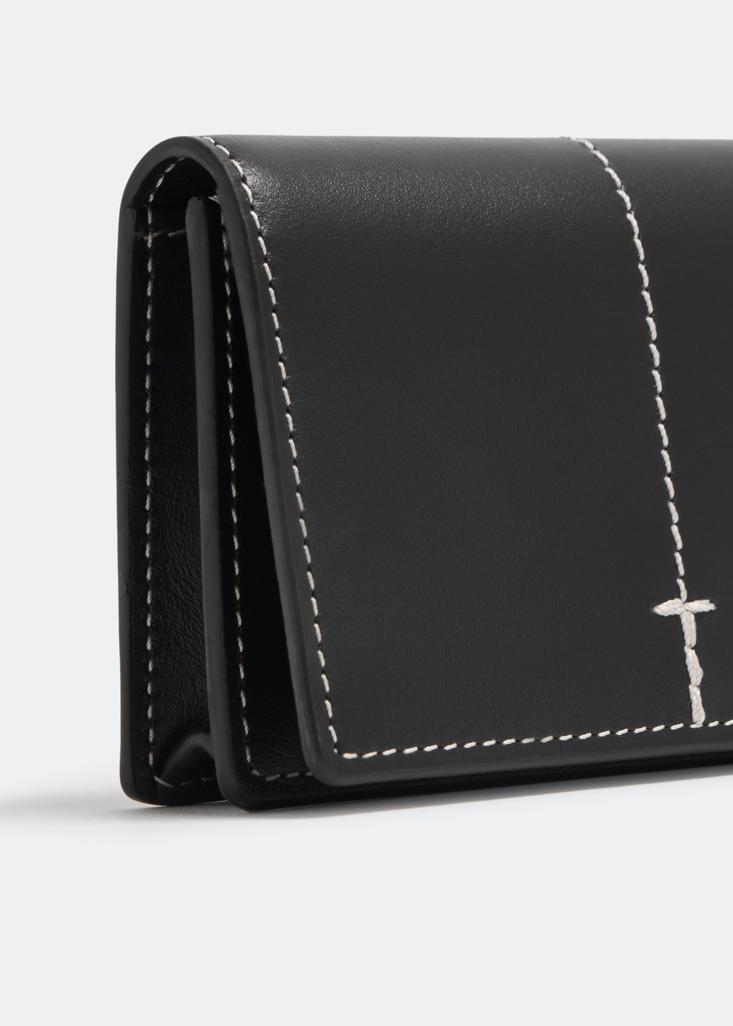 

Leather business card holder, Black