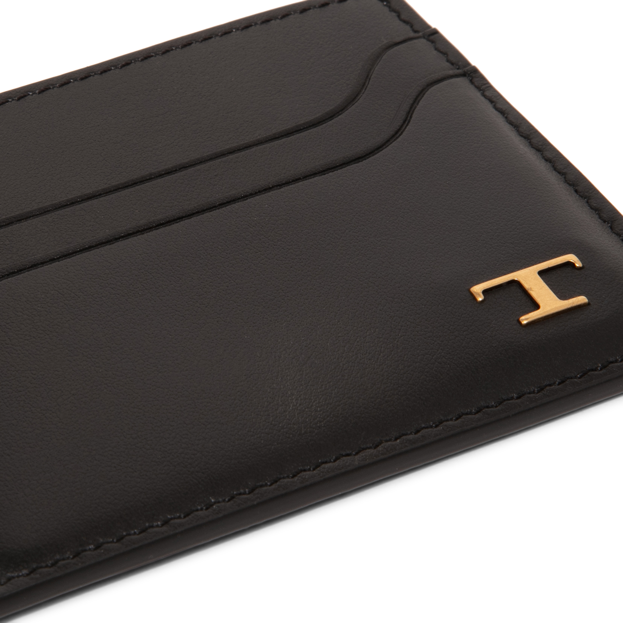 

Leather cardholder, Black