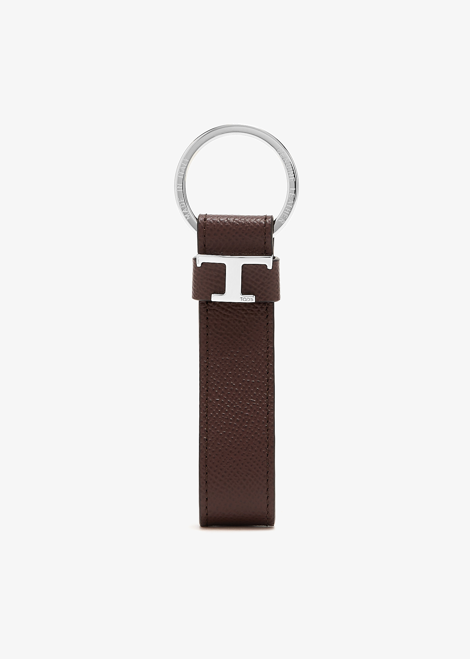 

Leather keyring, Blue