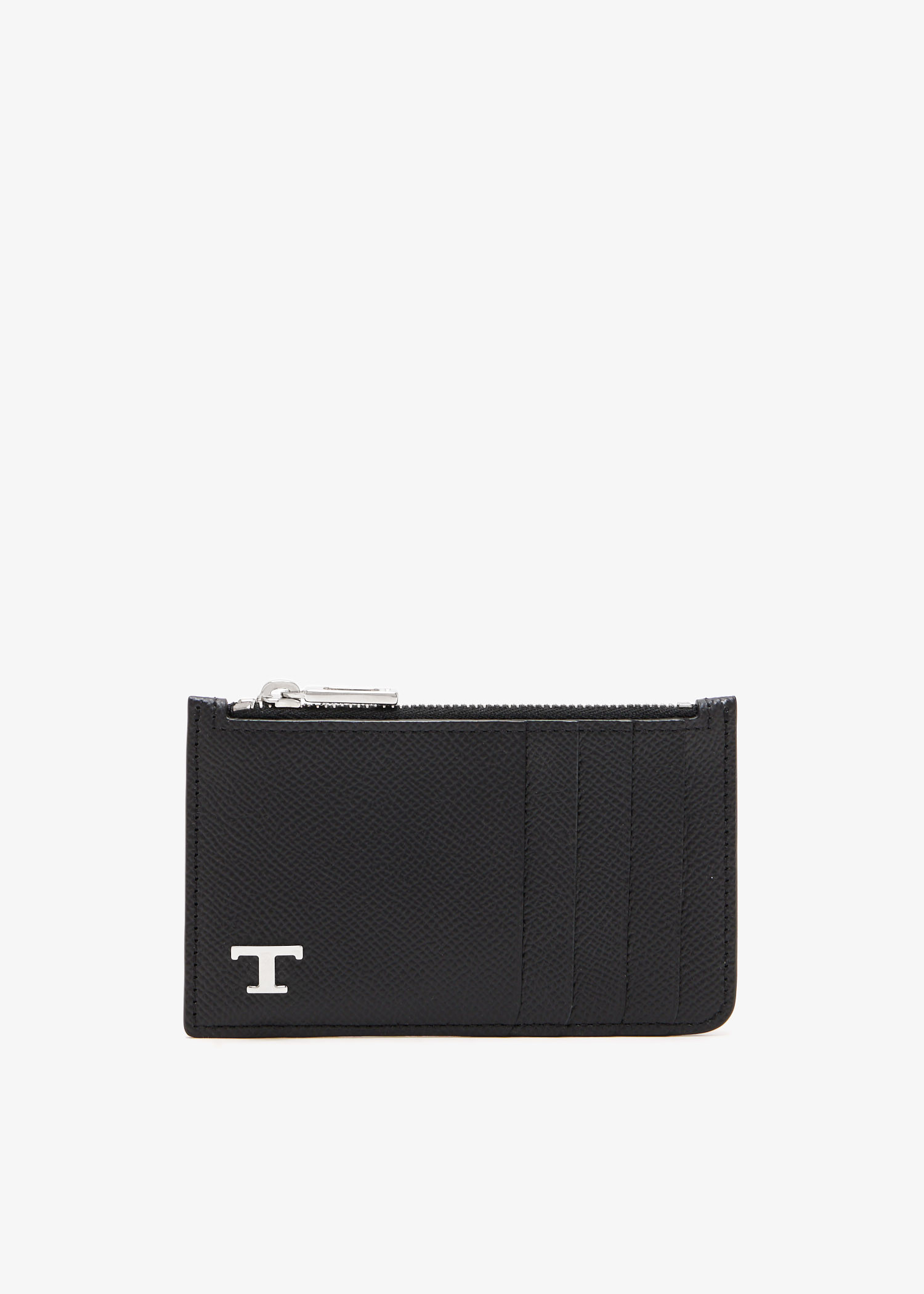 

Logo coin purse card holder, Black