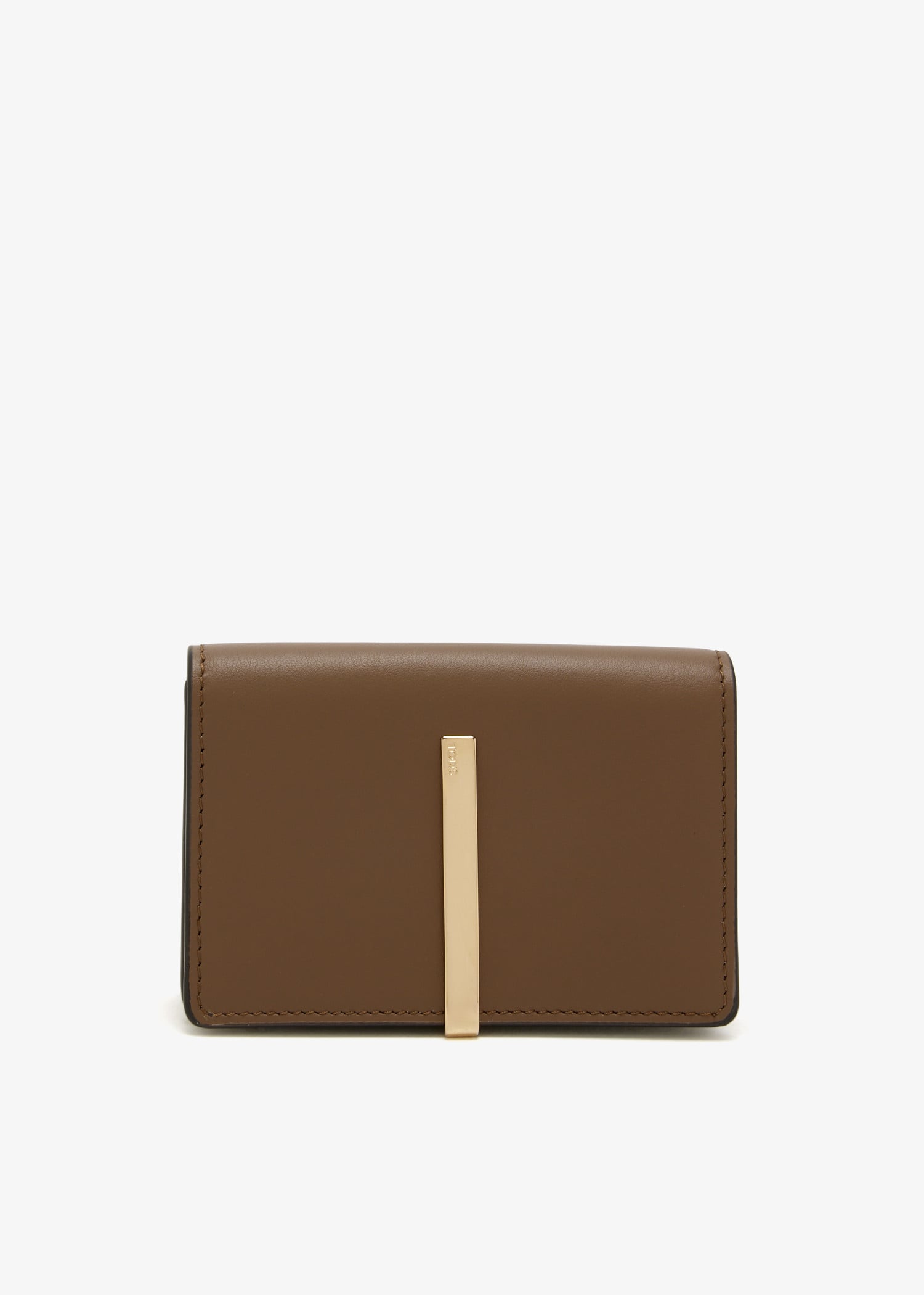 

Leather business card holder, Brown