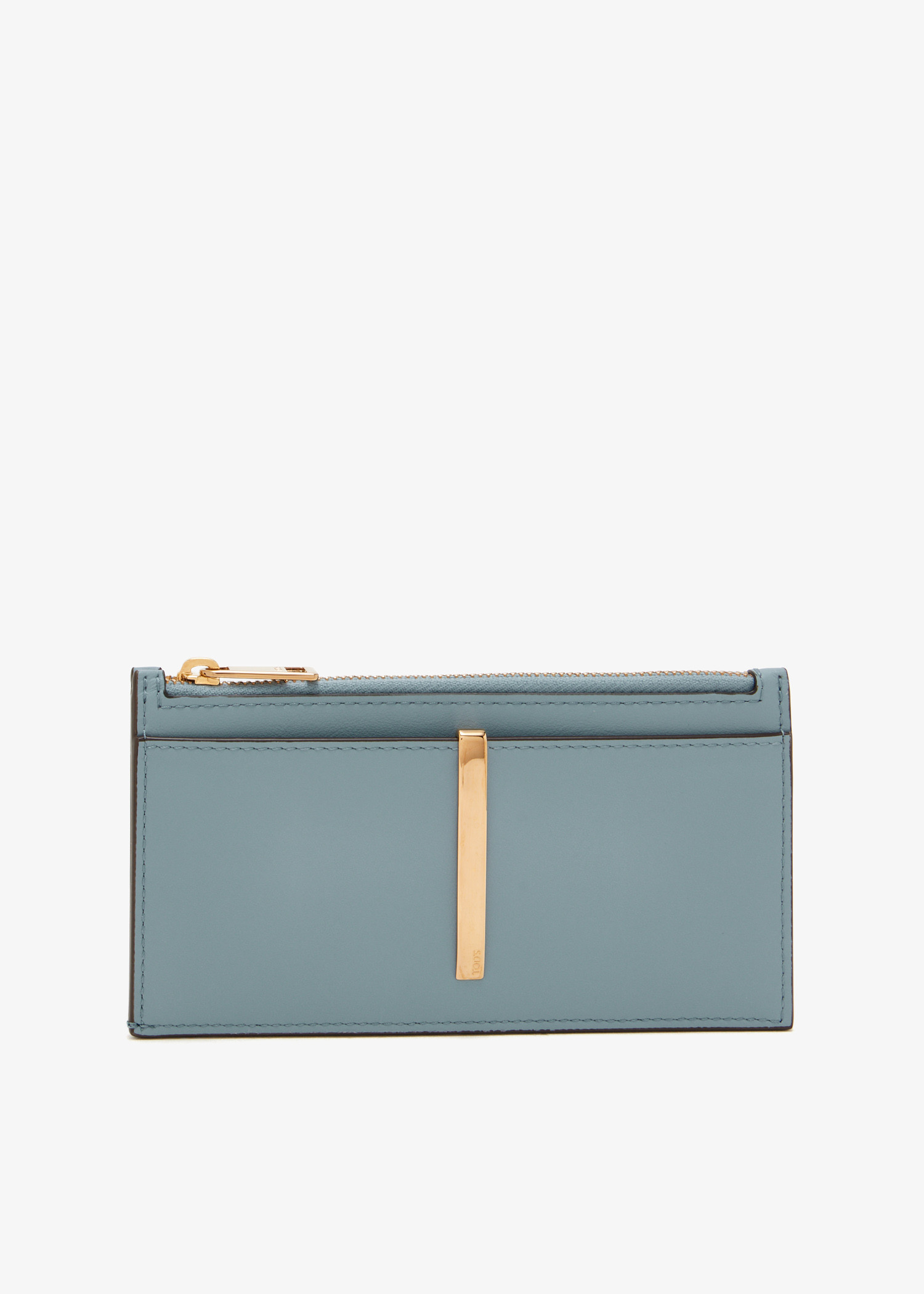 

Leather card holder, Blue