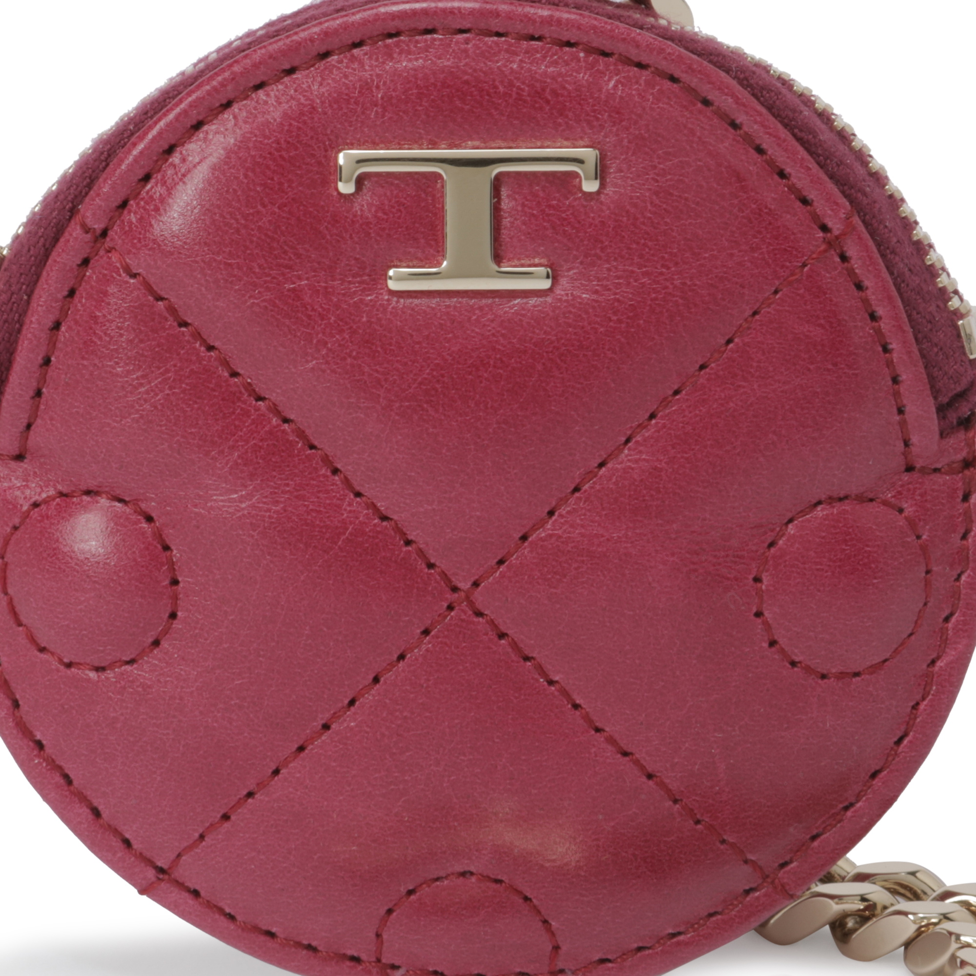 

Leather coin purse, Pink