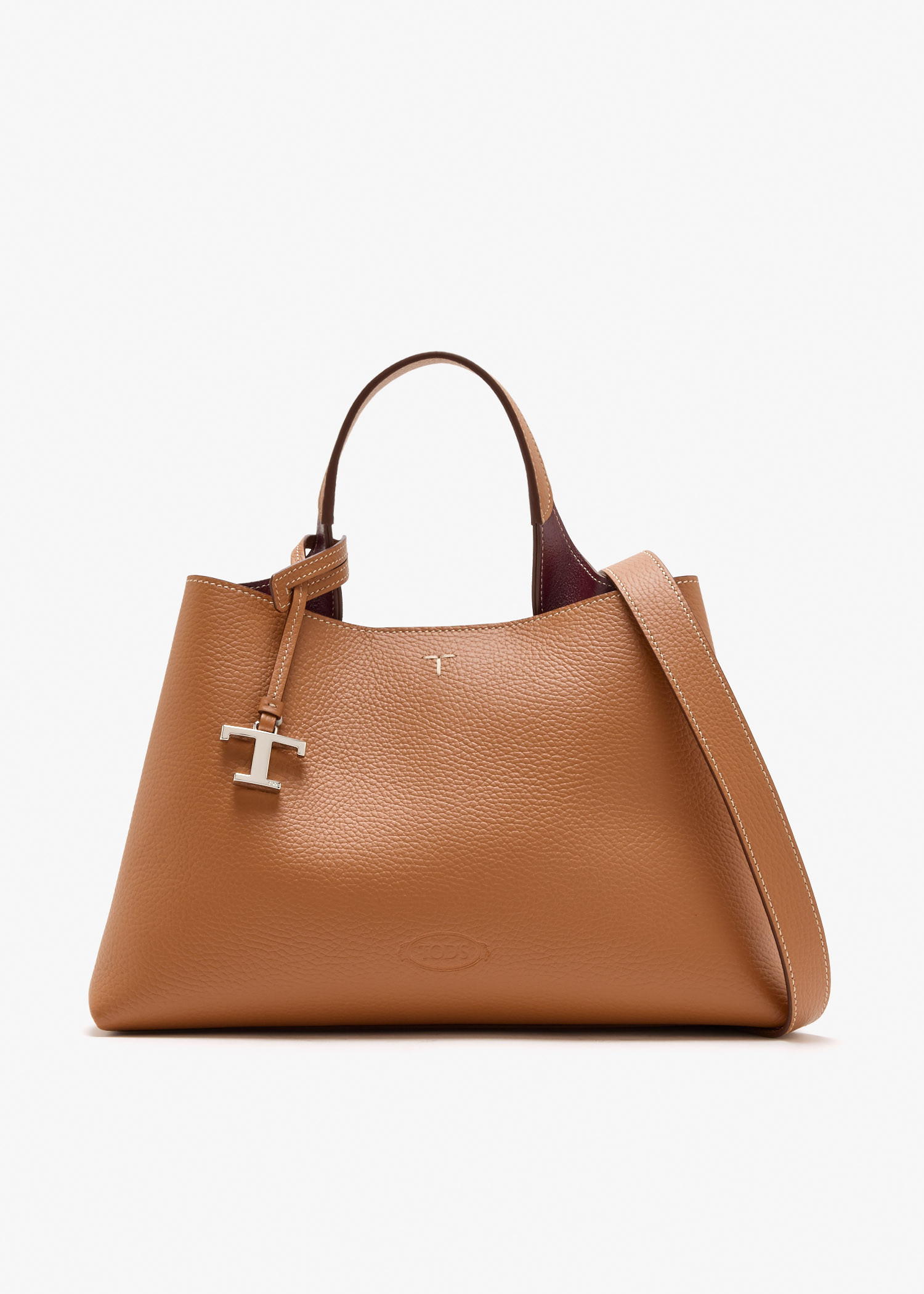 

Leather small bag, Brown