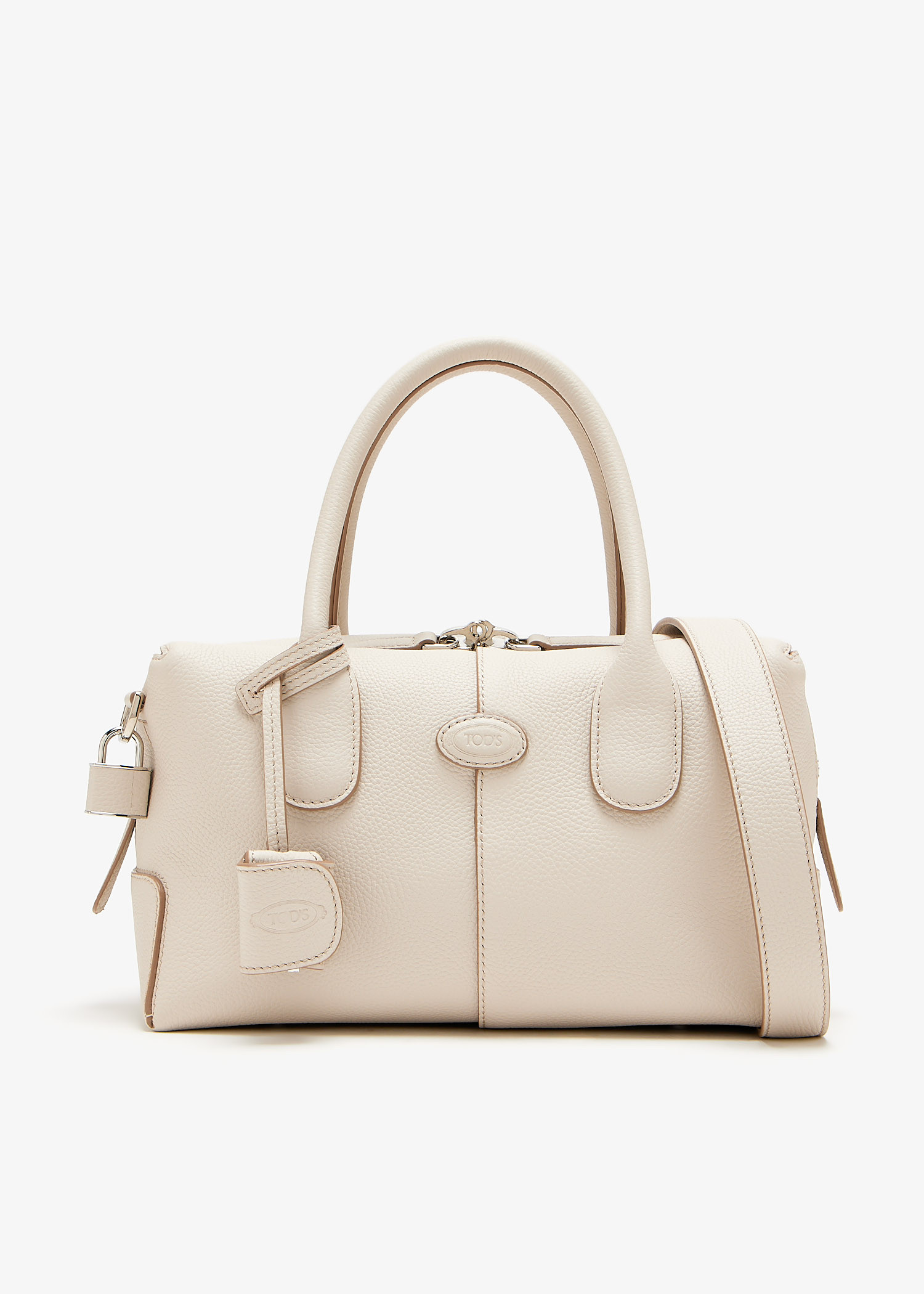 

Di Bauletto mini leather bag, White