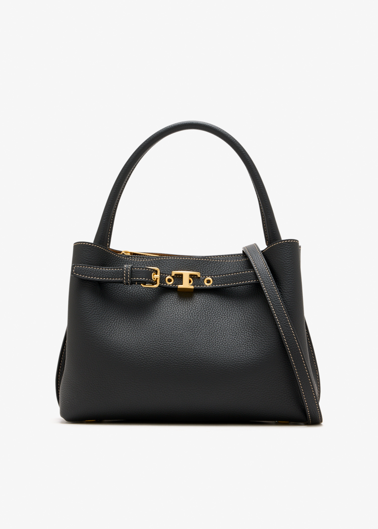 

Mini leather handbag, Black