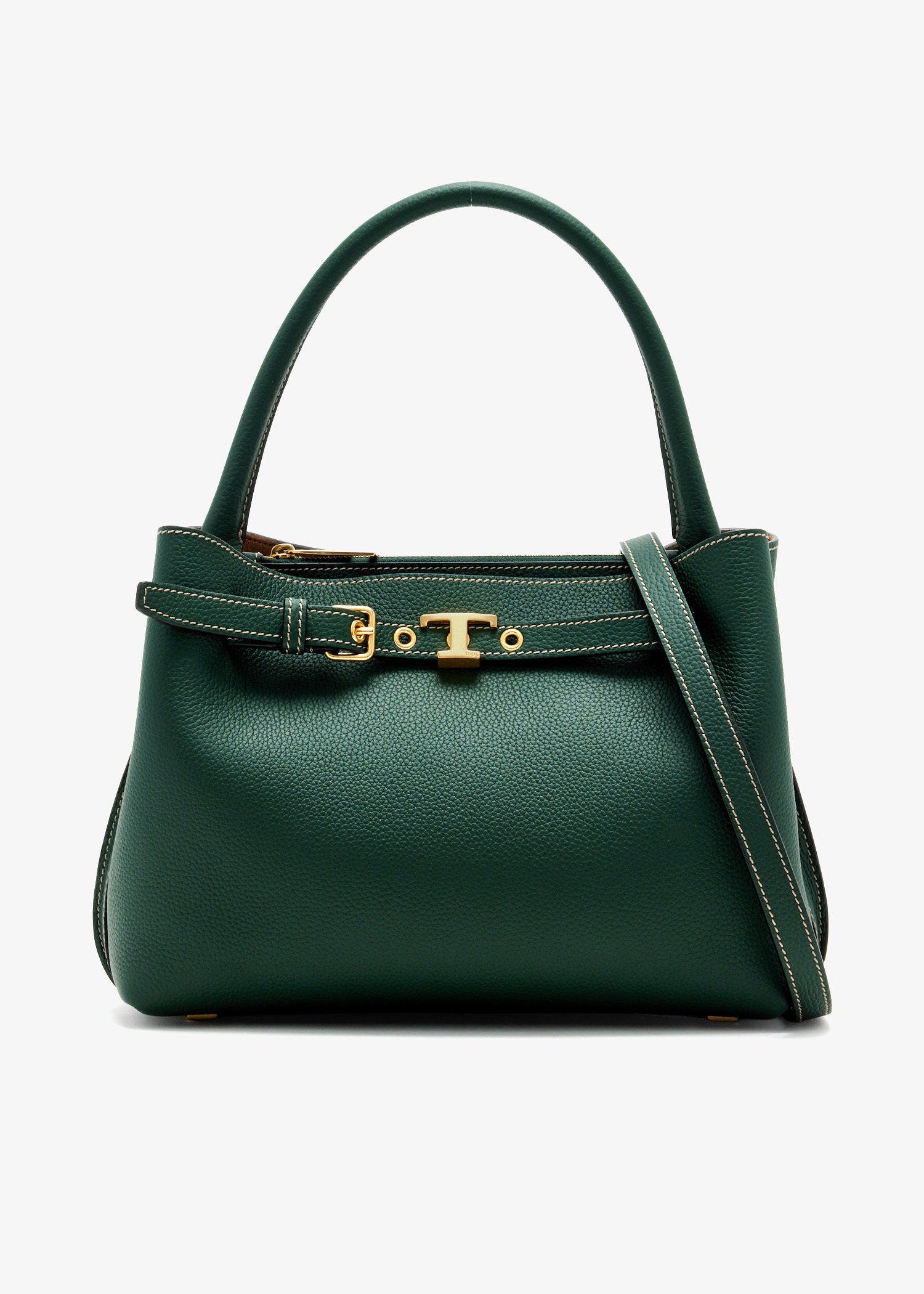 

Mini leather handbag, Green