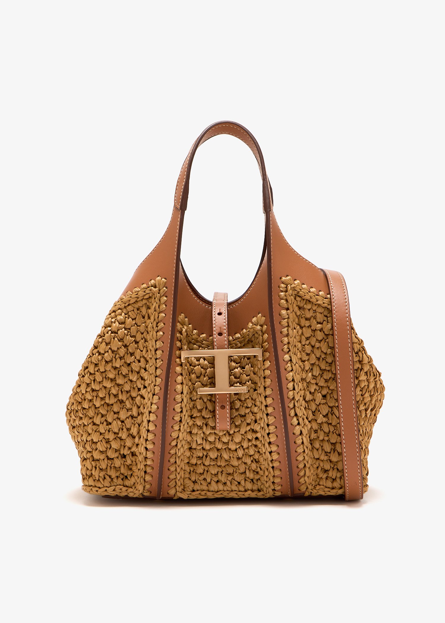 

T Timeless medium shopping bag, Brown