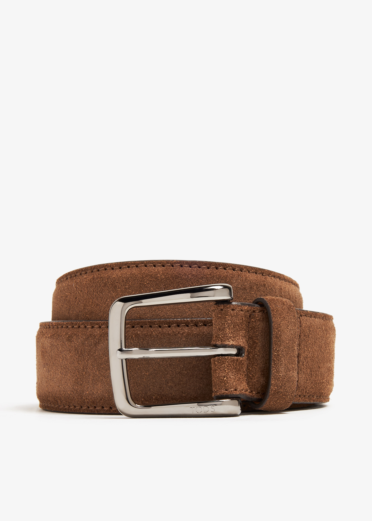 

Suede belt, Brown