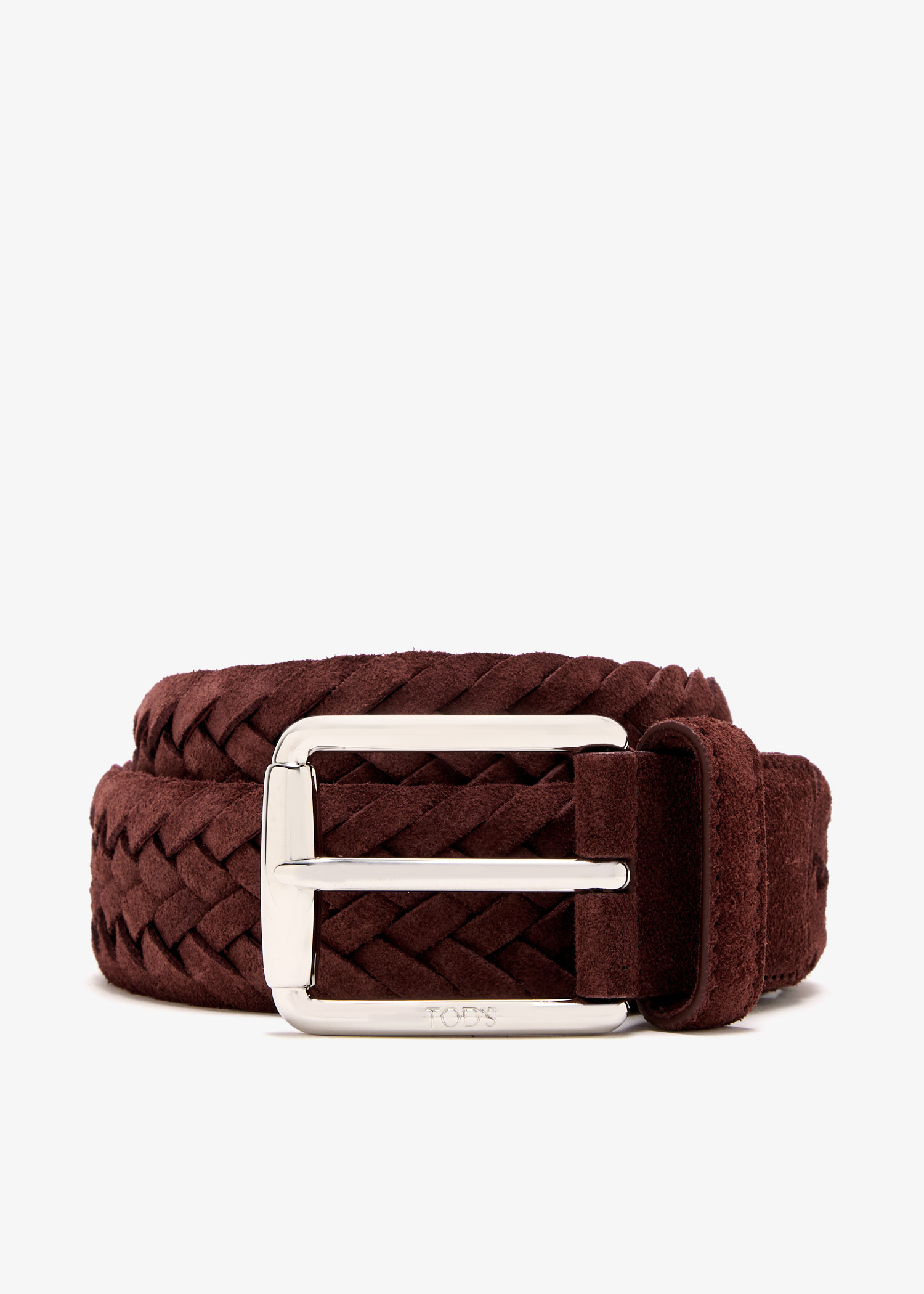 

Suede belt, Burgundy