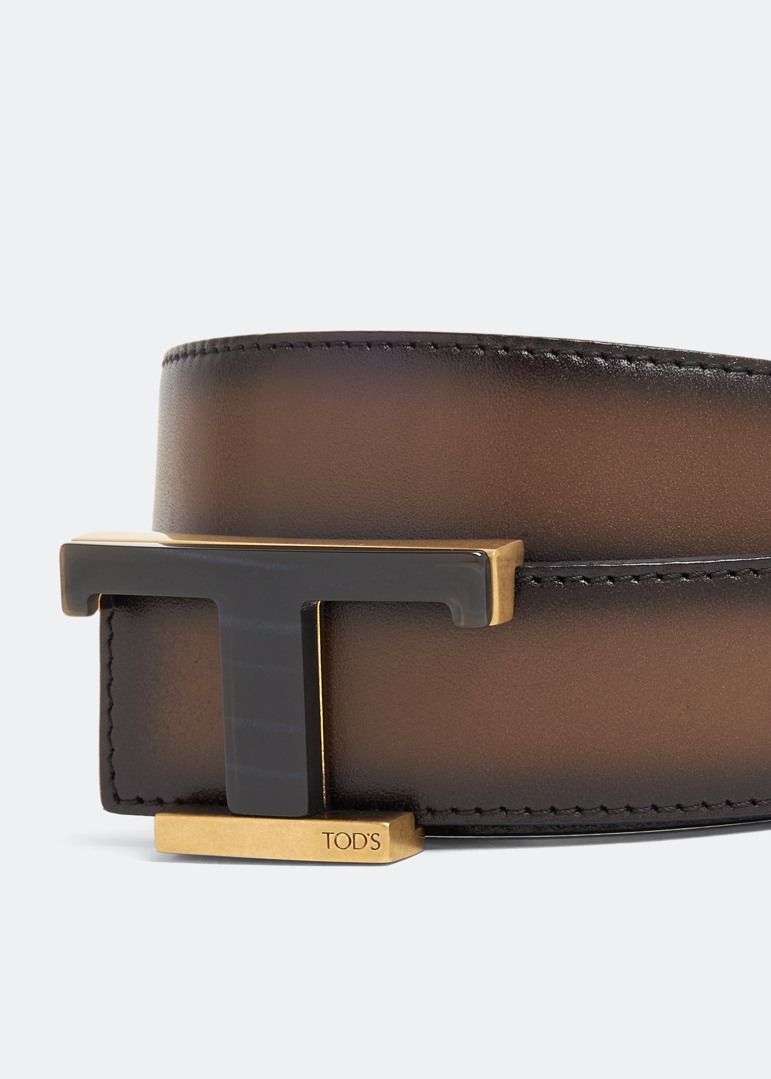 

Timeless leather belt, Brown