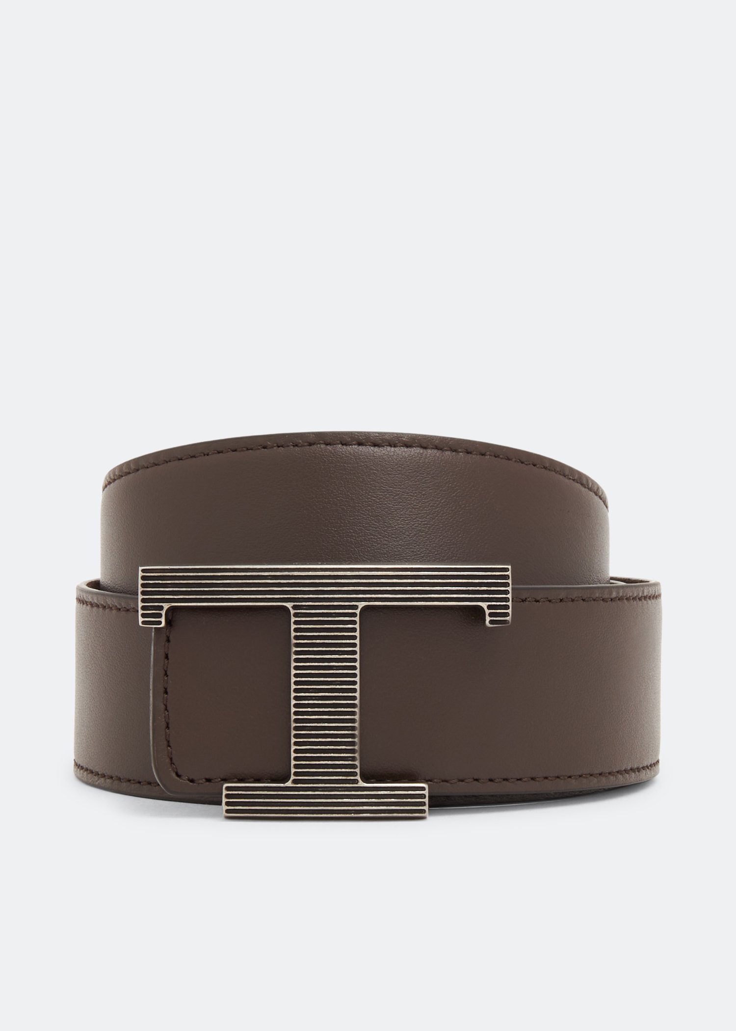 

Timeless leather belt, Brown